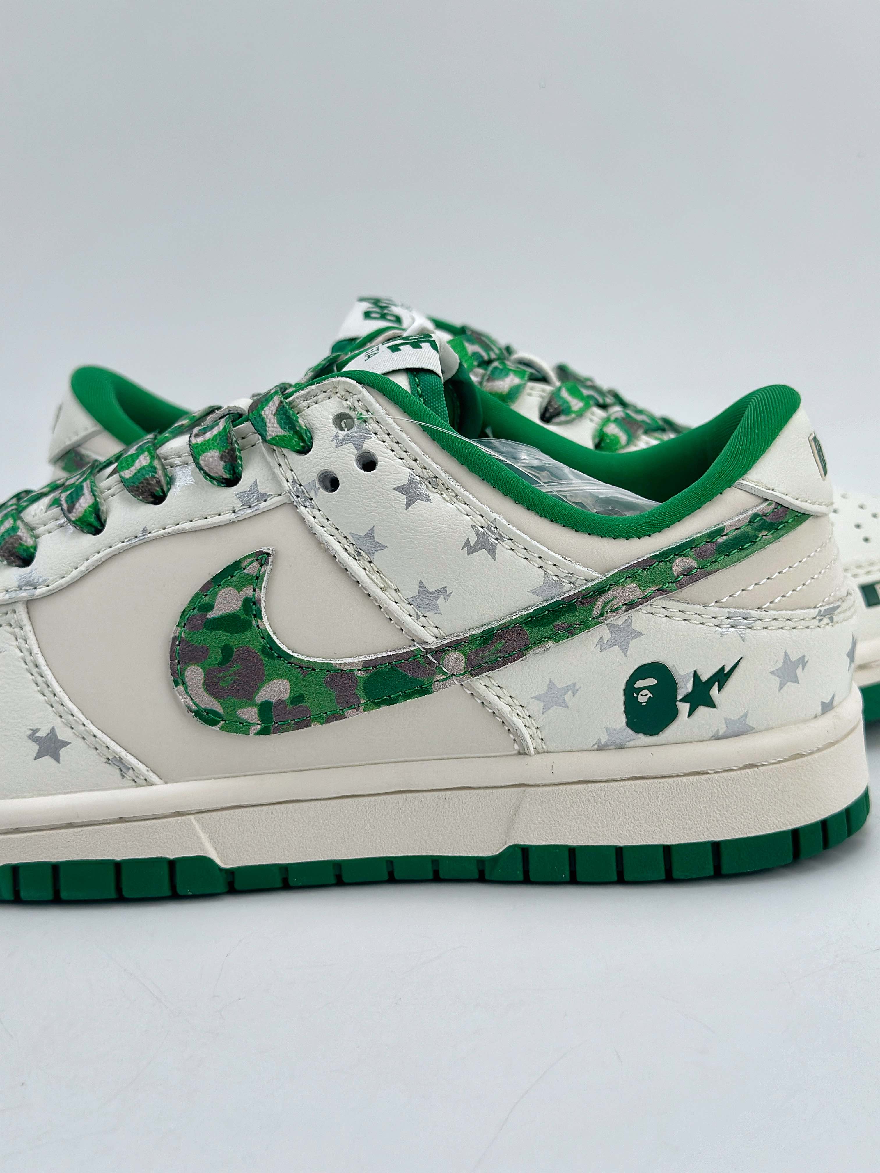 Nike SB Dunk Low x BAPE 白绿迷彩  DQ1098-349