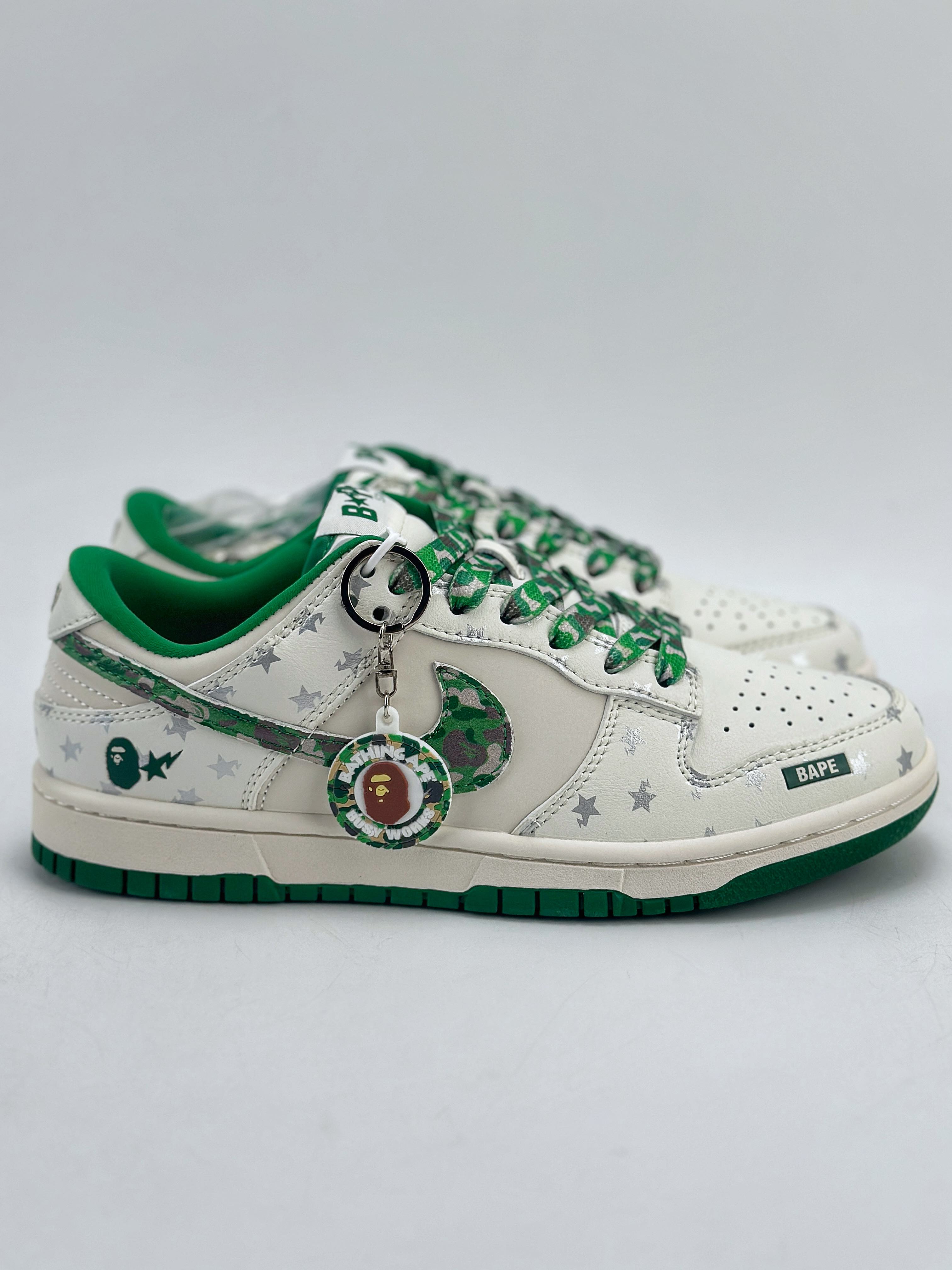 Nike SB Dunk Low x BAPE 白绿迷彩  DQ1098-349