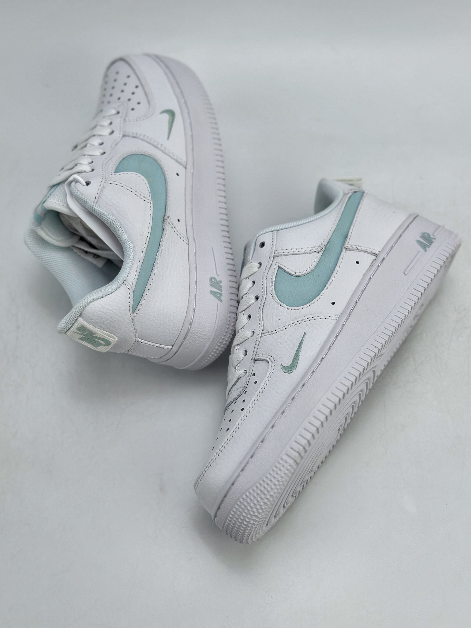 Nike Air Force 1 Low 07 白青解构小钩  FB8971-600