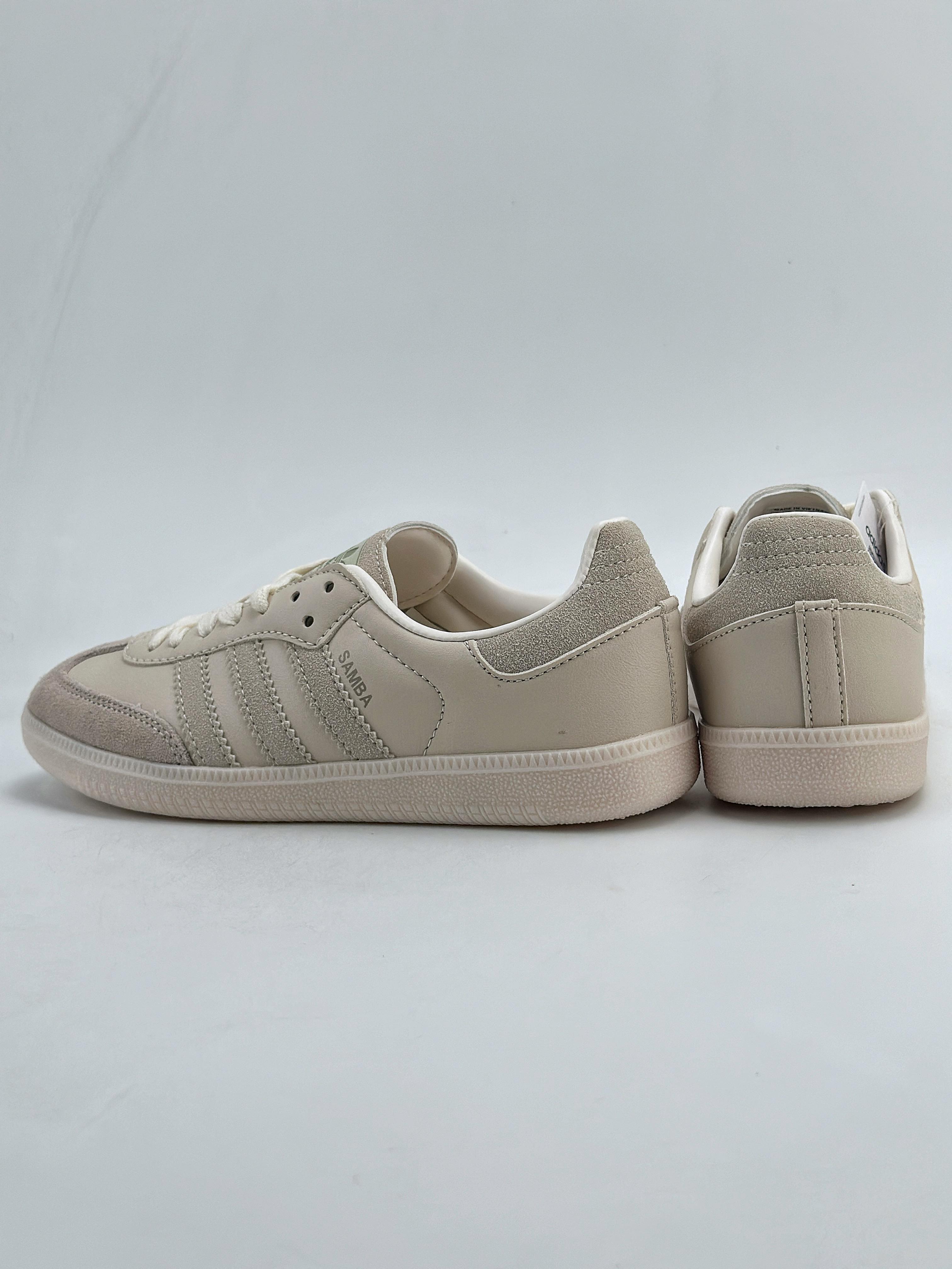 adidas originals Samba VEGAN 桑巴舞系列复古经典轻便板鞋   FZ5603