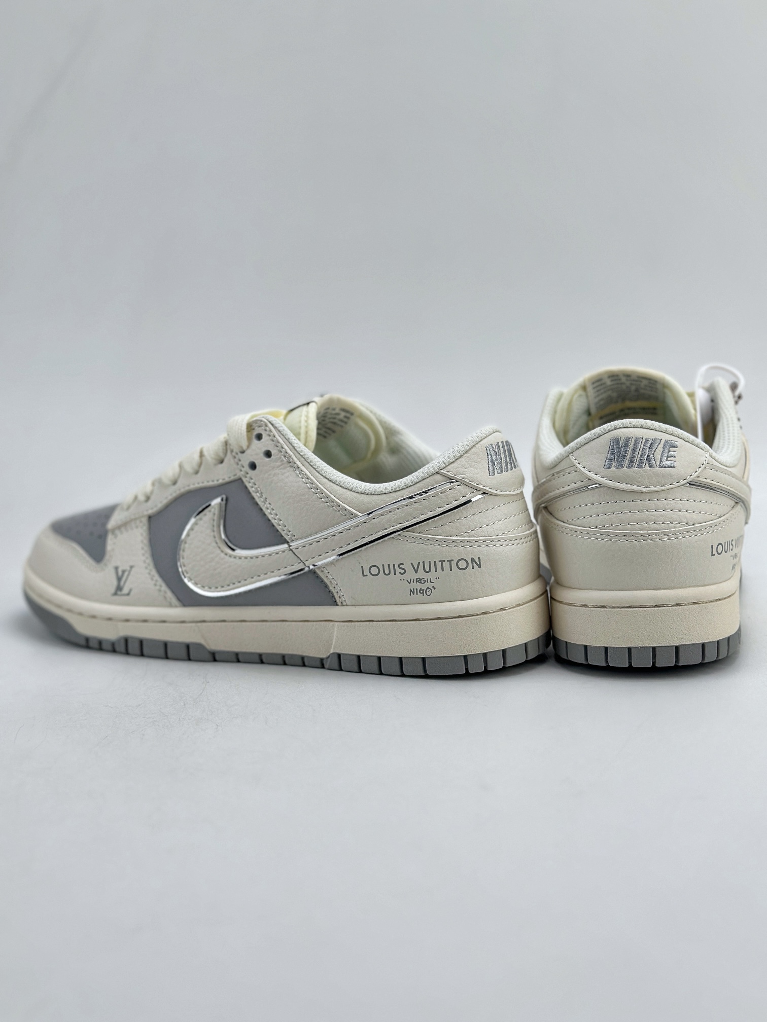 Nike SB Dunk Low x Louis Vuitton 白灰  BB8766-210