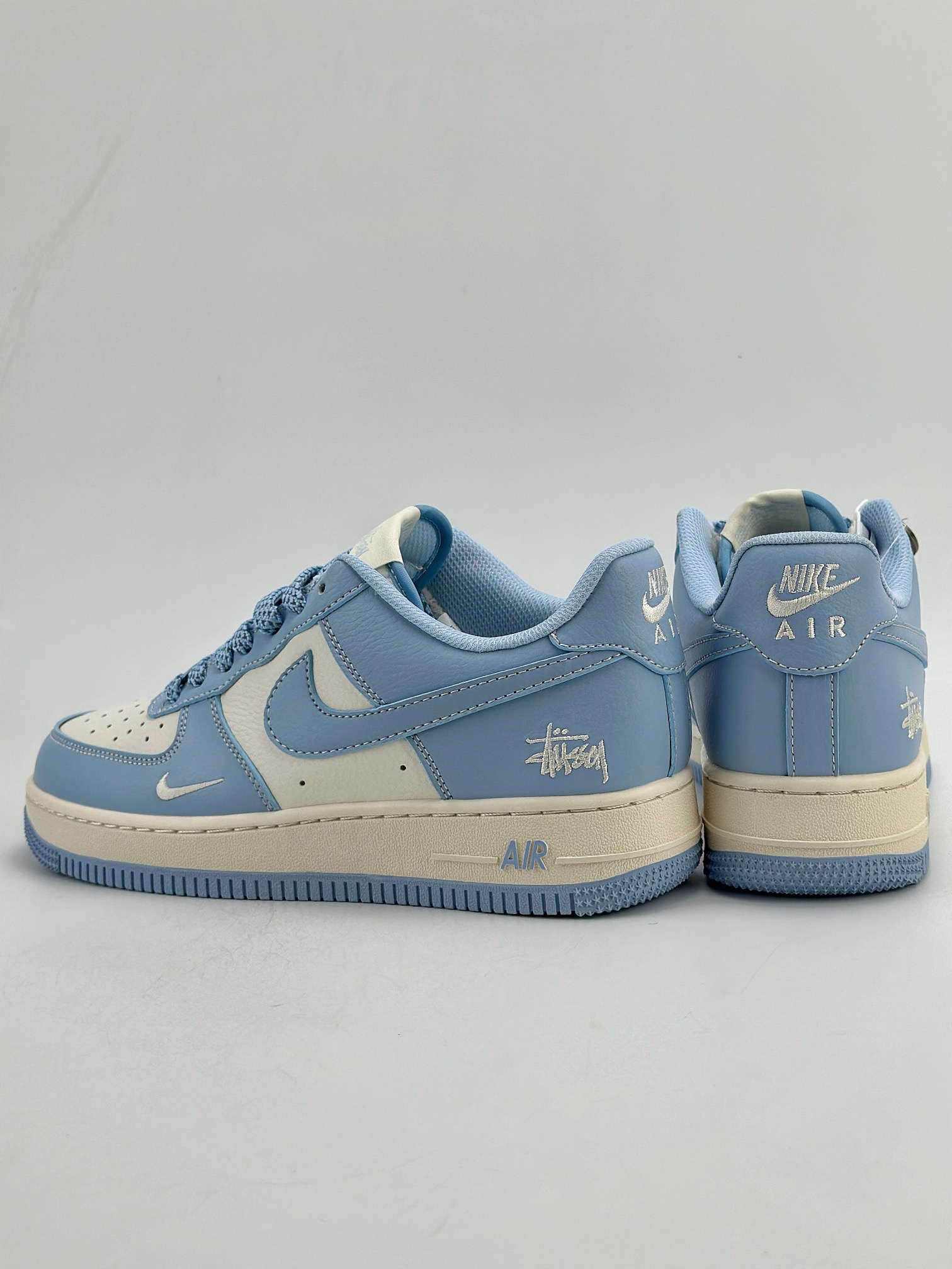 Nike Air Force 1 Low 07 x Stussy 斯图西米白蓝  BB9599-201