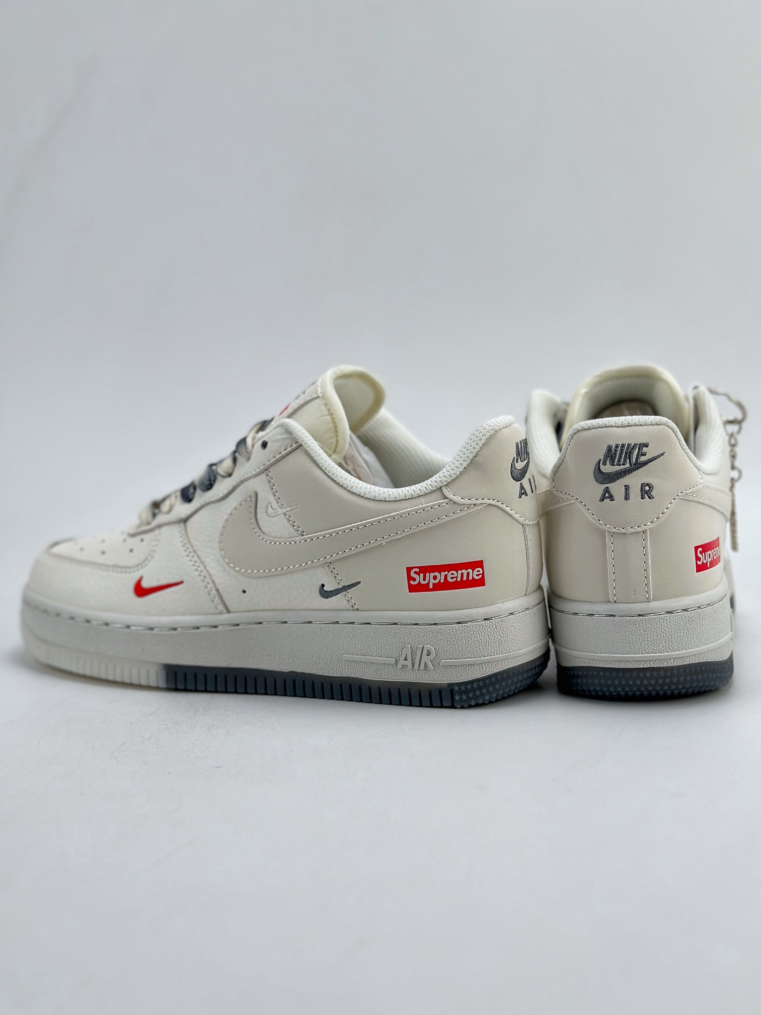 Nike Air Force 1 Low 07 x Supreme 白灰三钩  XZ6188-005