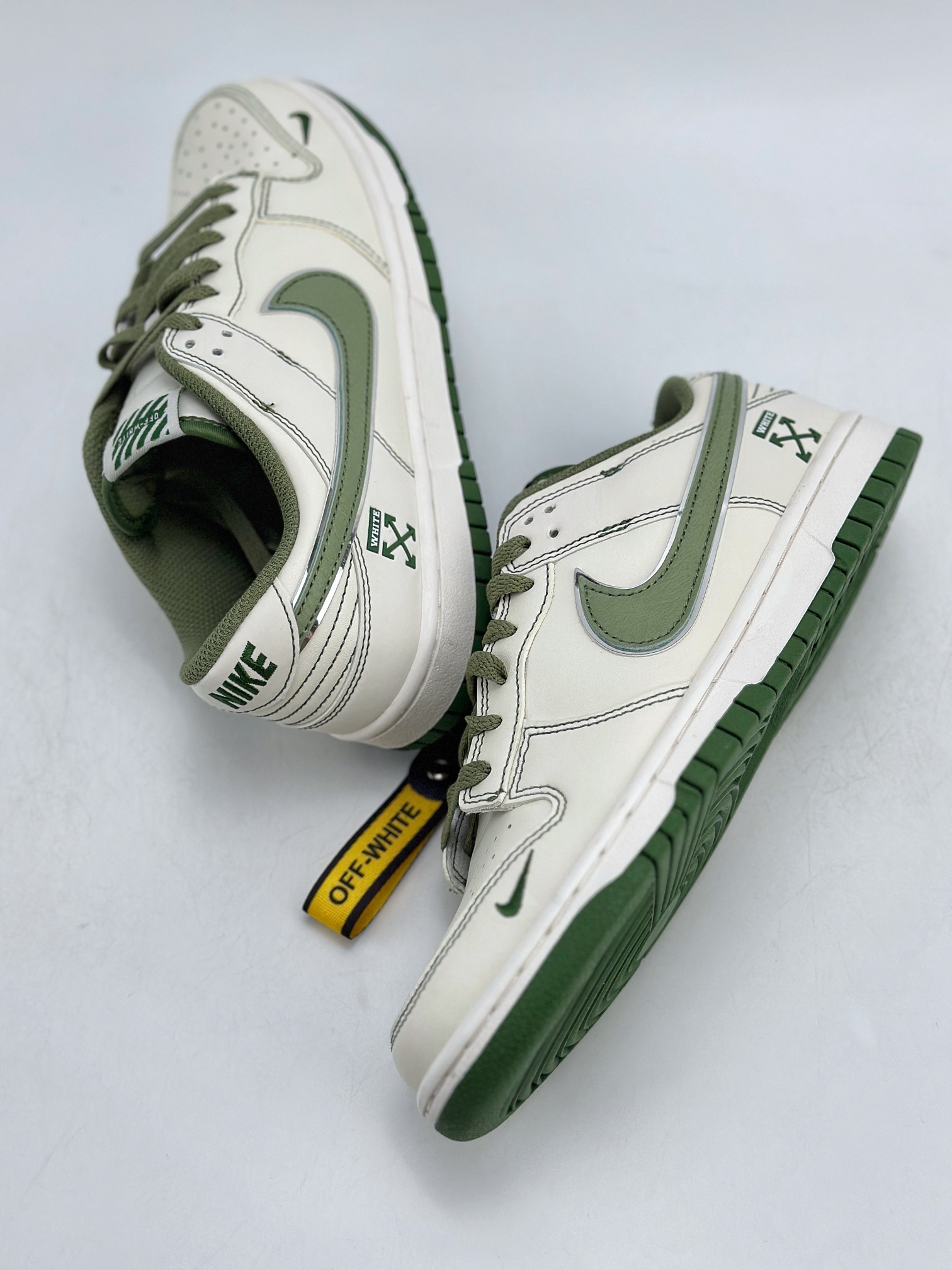 Nike SB Dunk Low x OFF-WHITE 白绿小钩 DJ2024-002