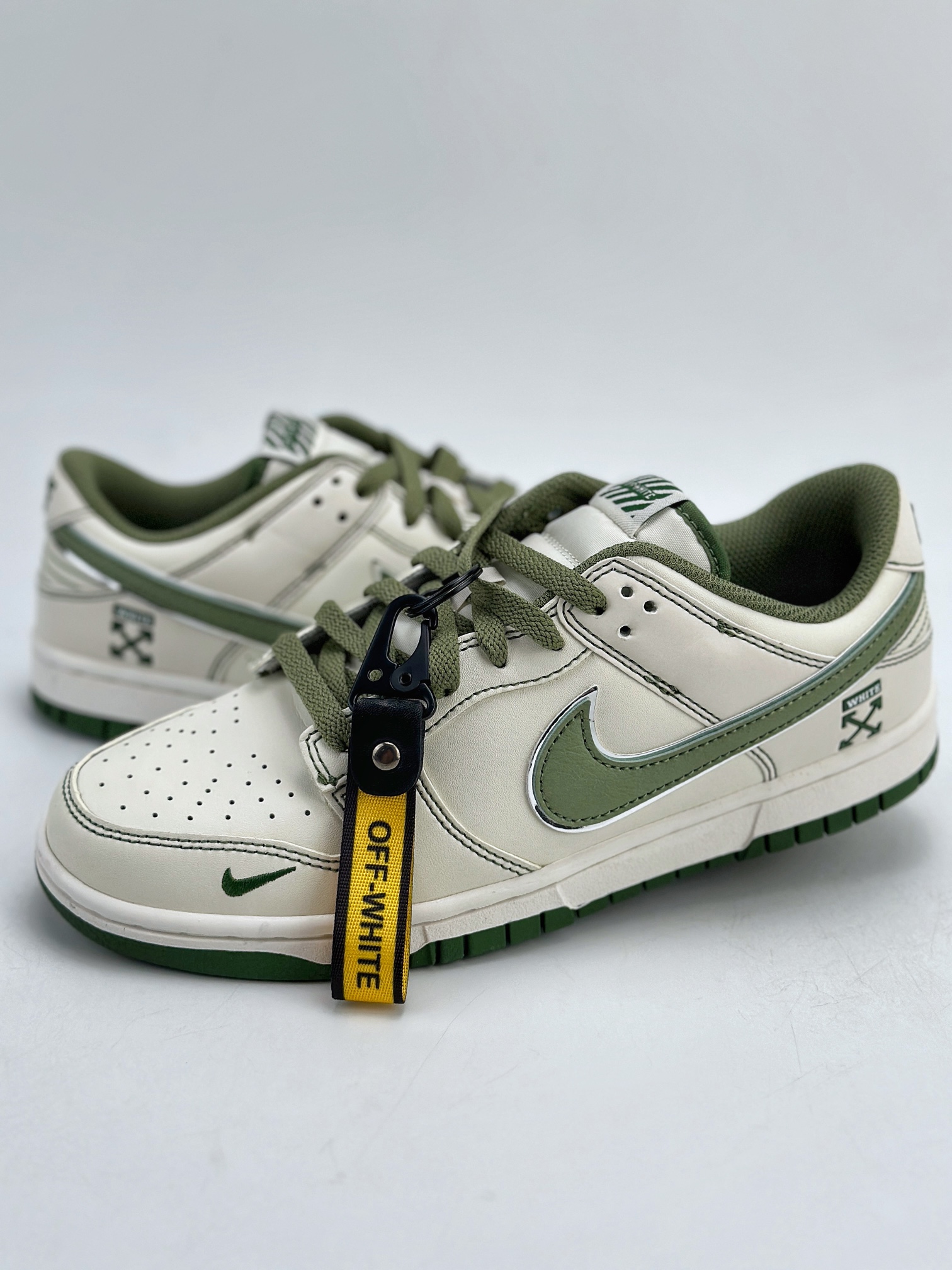 Nike SB Dunk Low x OFF-WHITE 白绿小钩 DJ2024-002