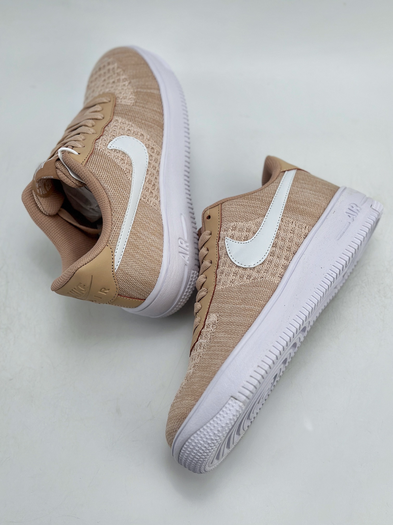 Nike Air Force 1 Low 07 Flyknit 2.0 藕粉白  CI0051-200