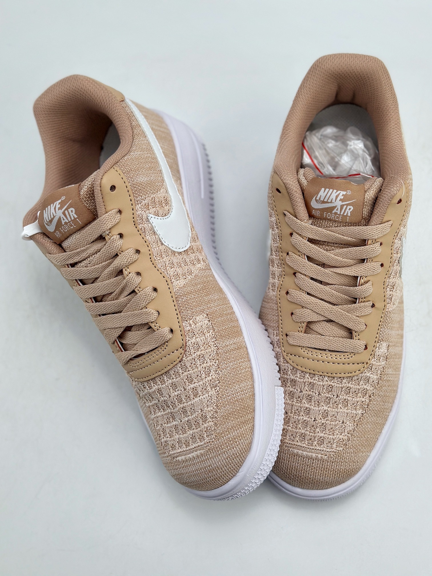 Nike Air Force 1 Low 07 Flyknit 2.0 藕粉白  CI0051-200