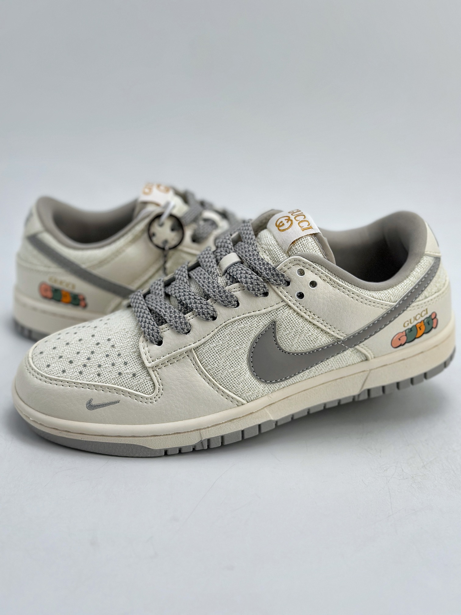 Nike SB Dunk Low x GUCCI 白灰 DQ1098-372