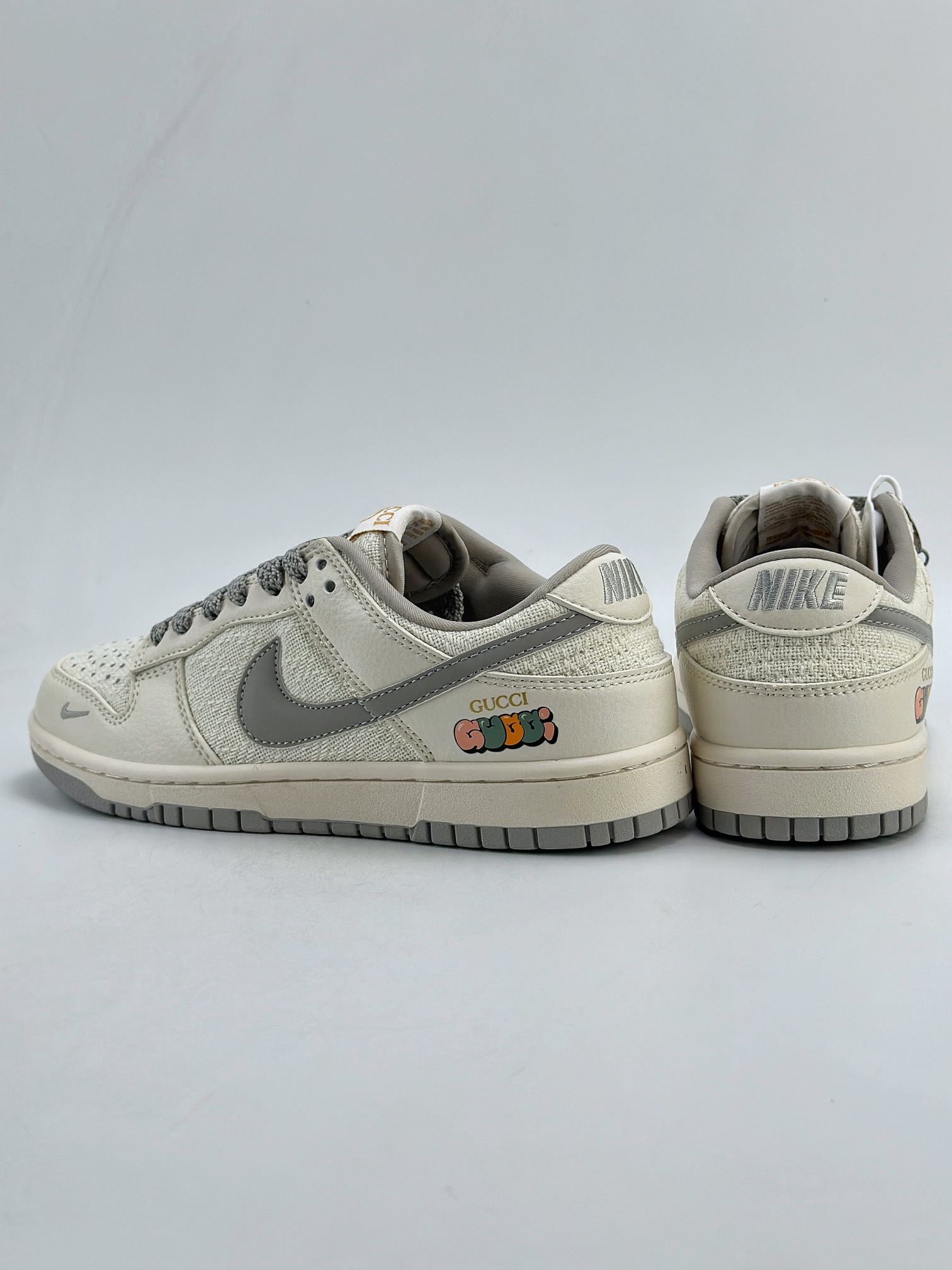 Nike SB Dunk Low x GUCCI 白灰 DQ1098-372