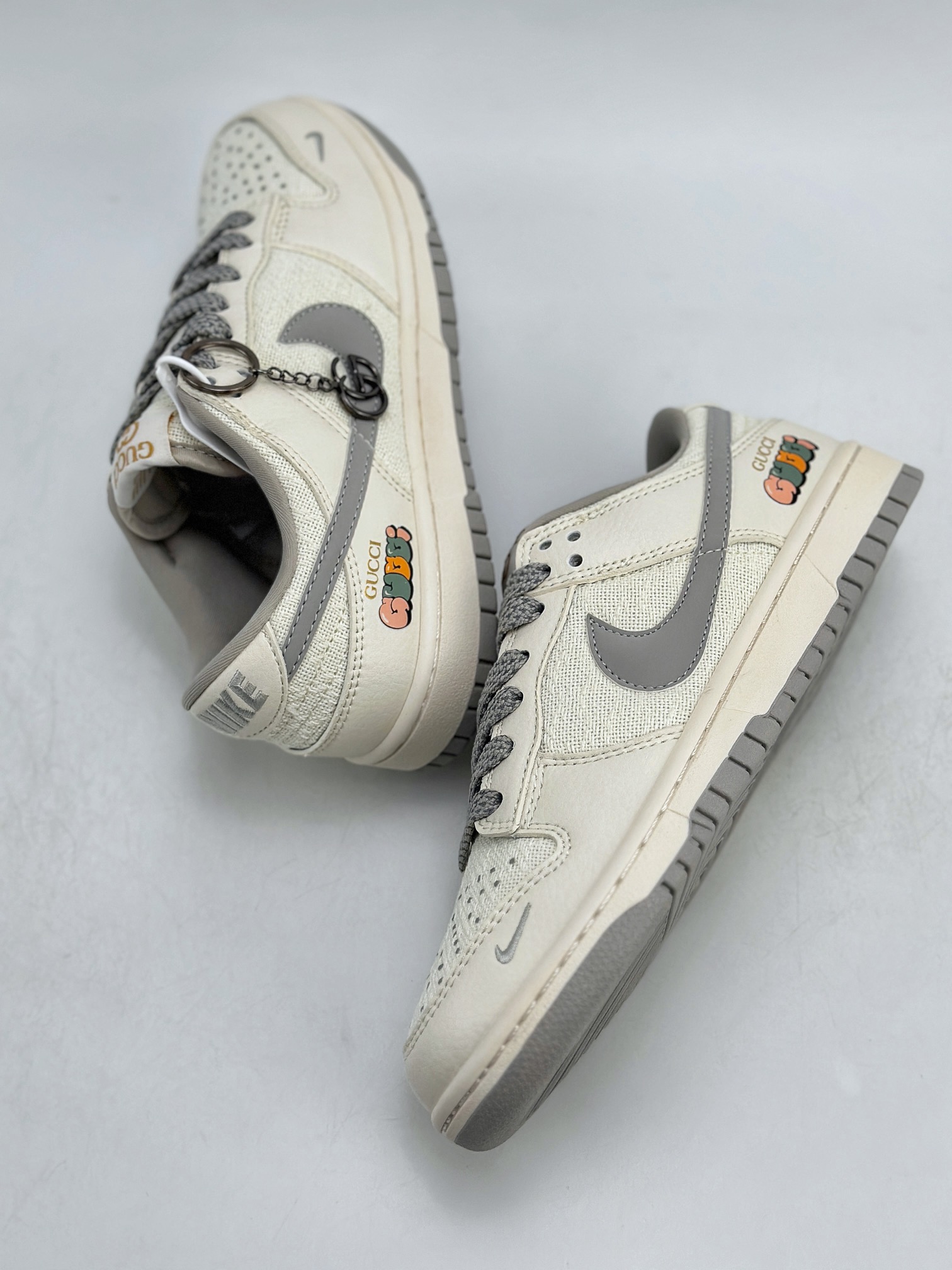 Nike SB Dunk Low x GUCCI 白灰 DQ1098-372