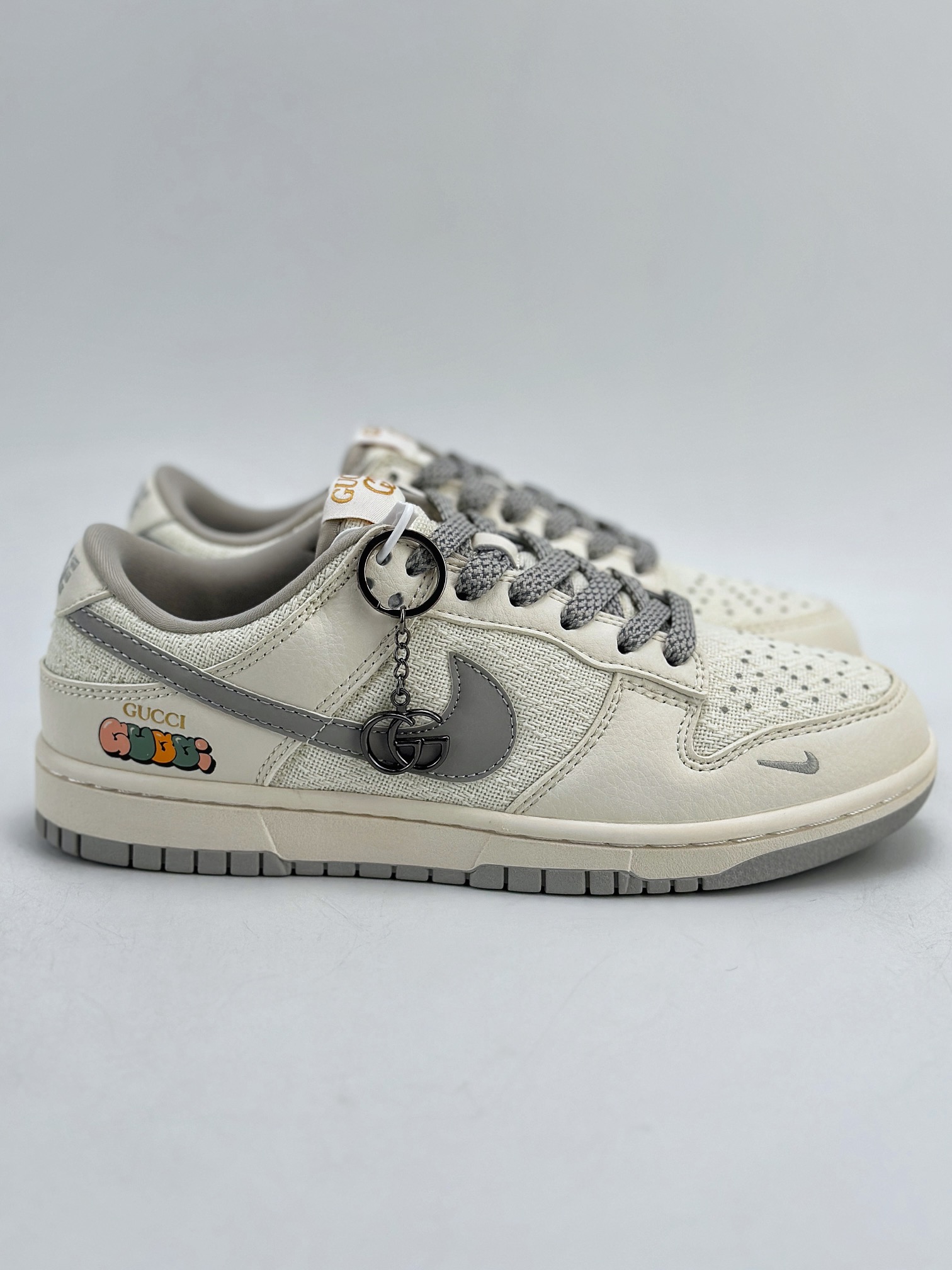 Nike SB Dunk Low x GUCCI 白灰 DQ1098-372