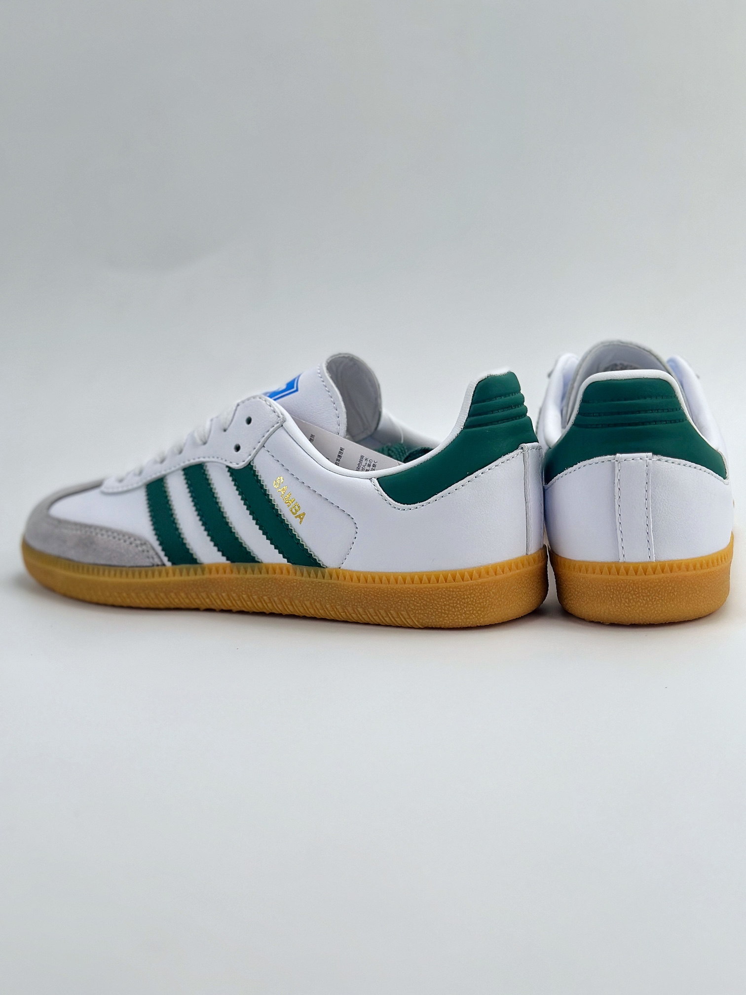 adidas originals Samba OG 白绿 IE3437