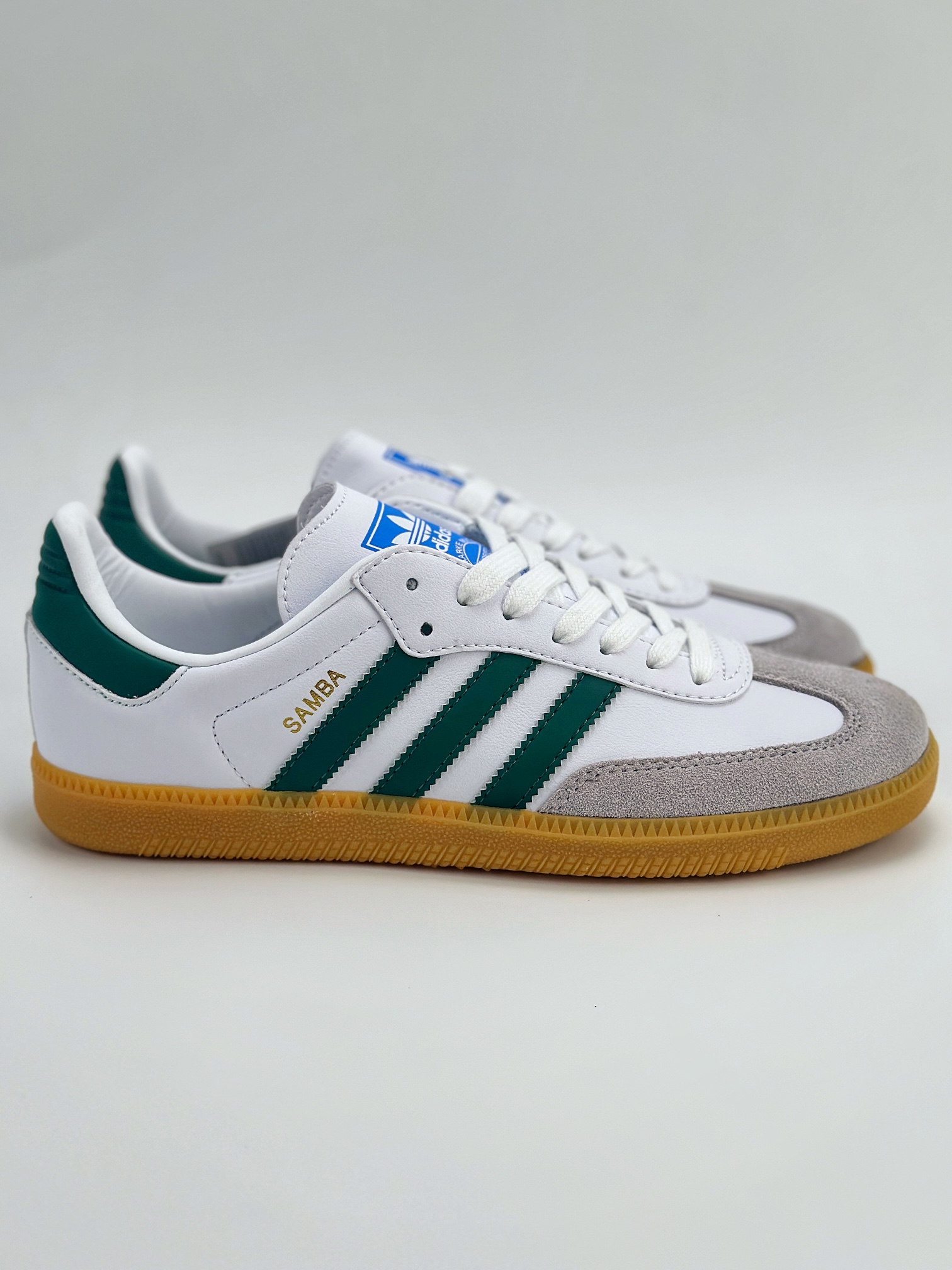 adidas originals Samba OG 白绿 IE3437