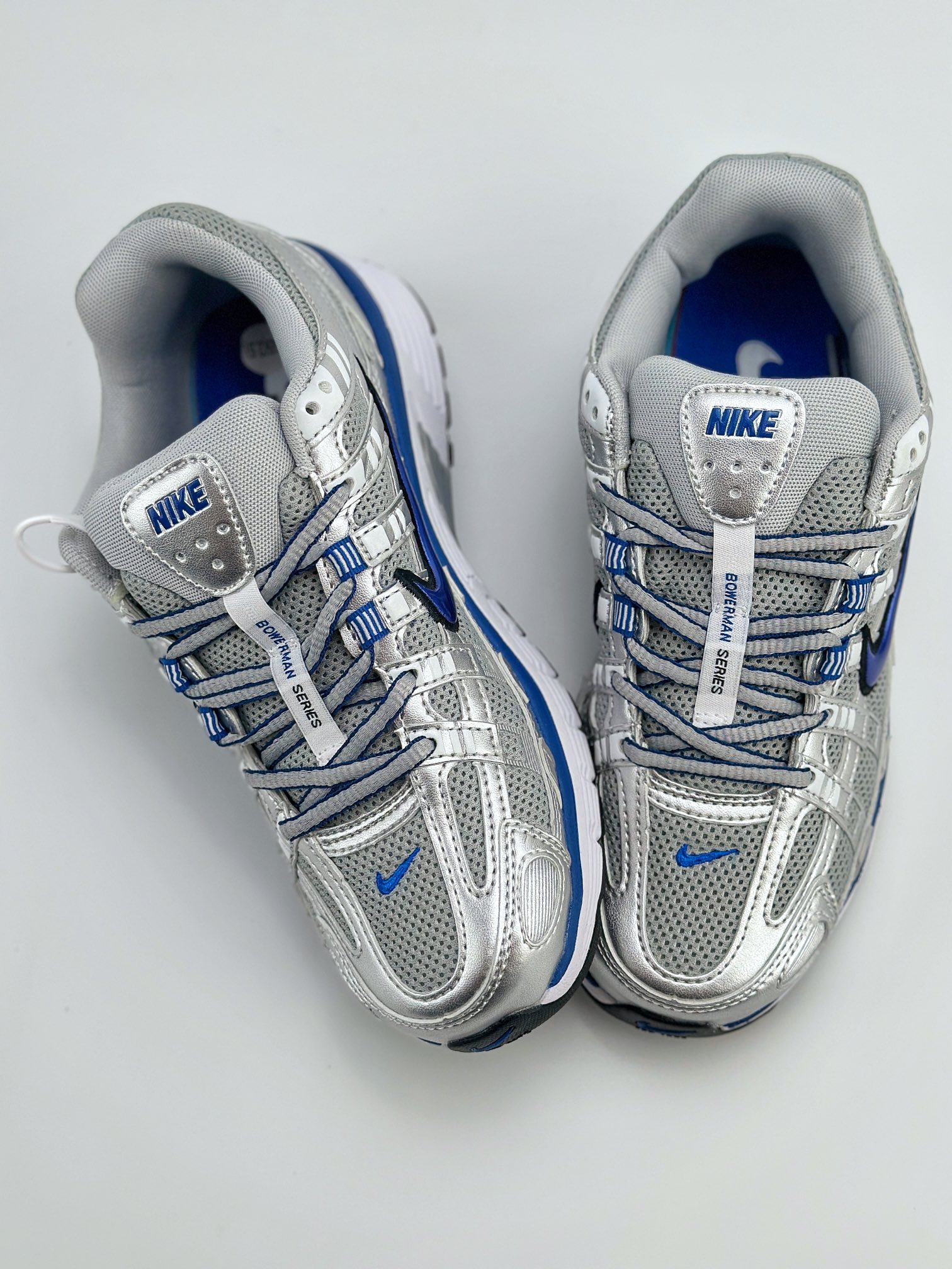 Nike P-6000 Initiator Running 耐克INS 白蓝银 复古休闲运动老爹鞋 BV1021-001