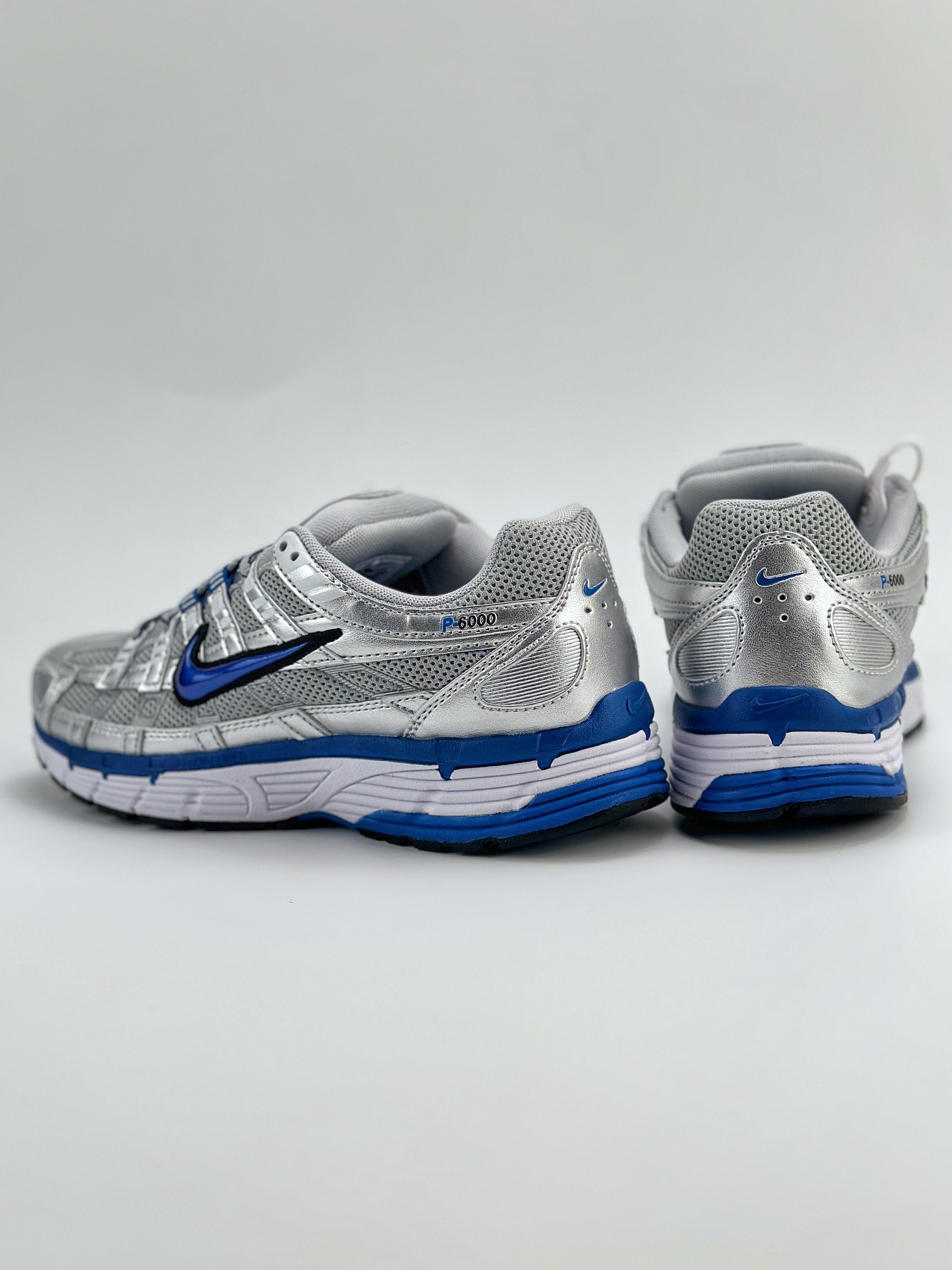 Nike P-6000 Initiator Running 耐克INS 白蓝银 复古休闲运动老爹鞋 BV1021-001