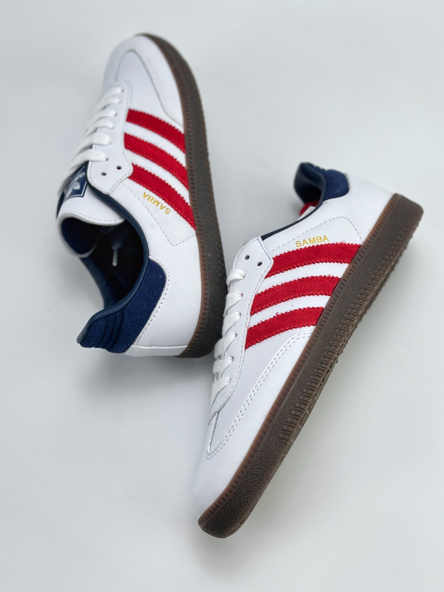 adidas originals Samba OG 白红蓝 IH4881