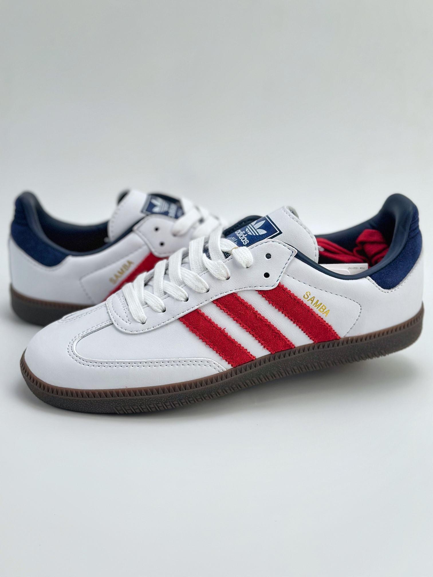 adidas originals Samba OG 白红蓝 IH4881