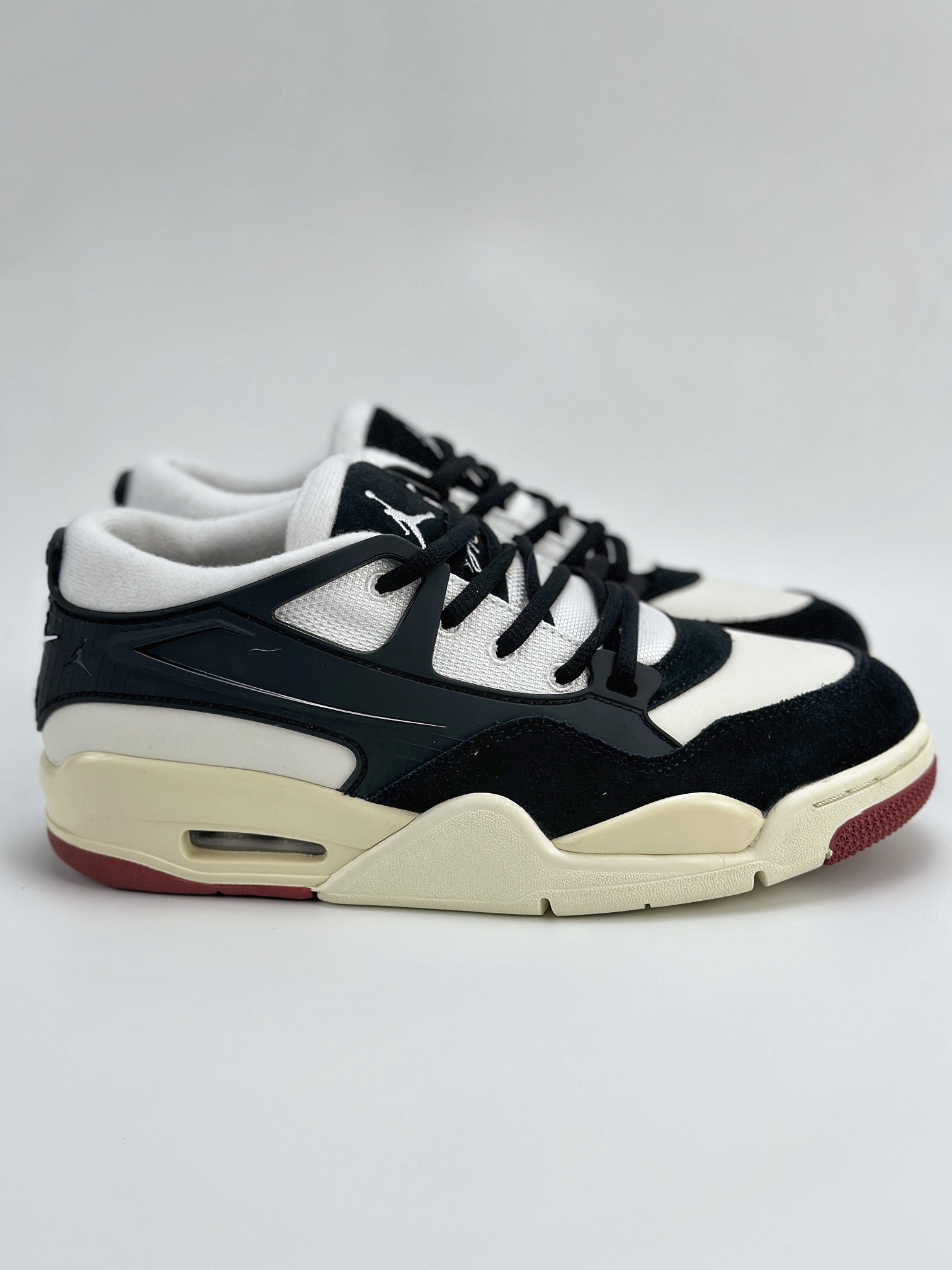 Nike Air Jordan 4 Retro RM 乔丹四代 白黑红 FQ7939-100