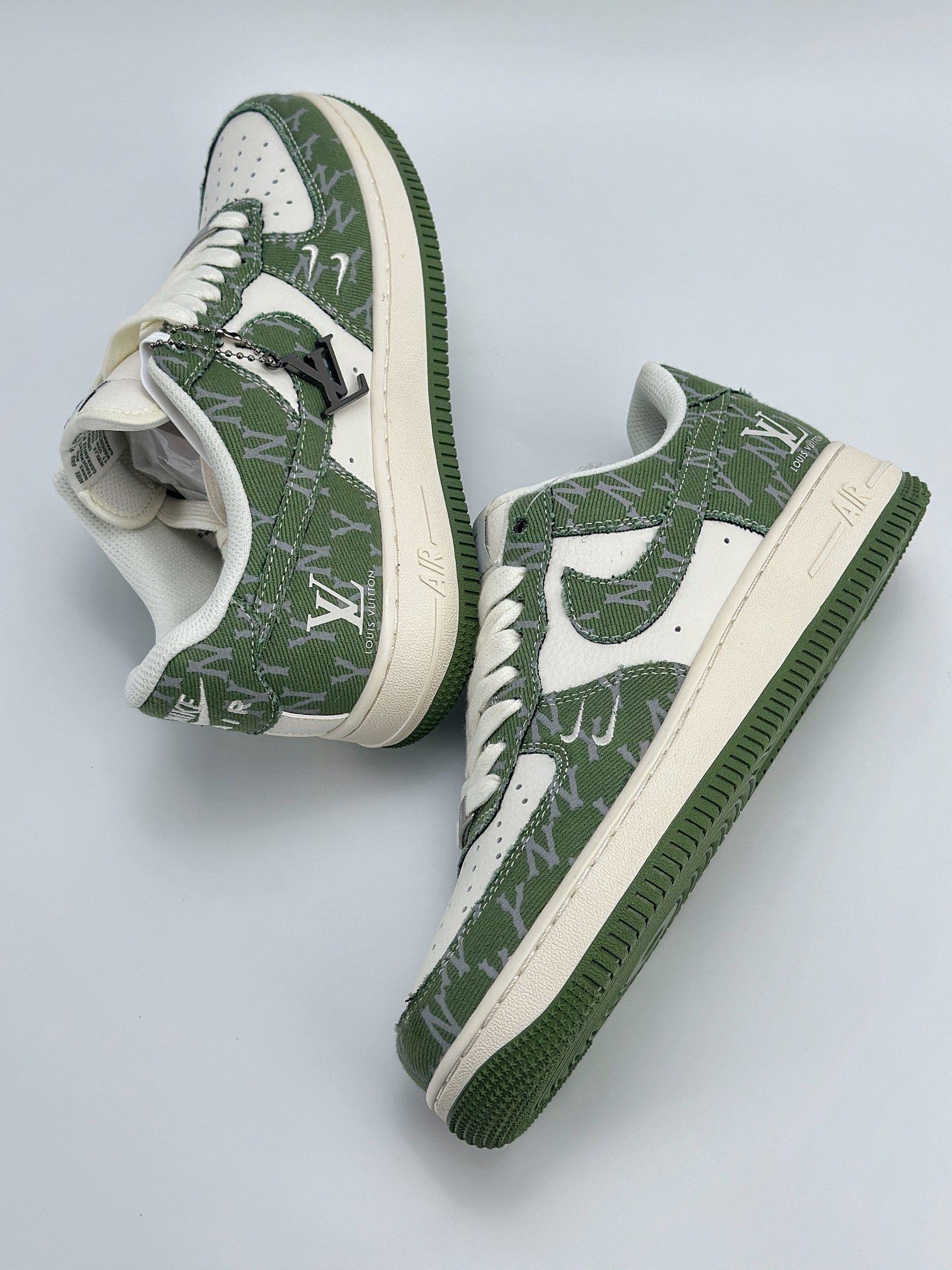 Nike Air Force 1 Low 07 x Louis Vuitton x MLB 白绿印花 HD1968-029