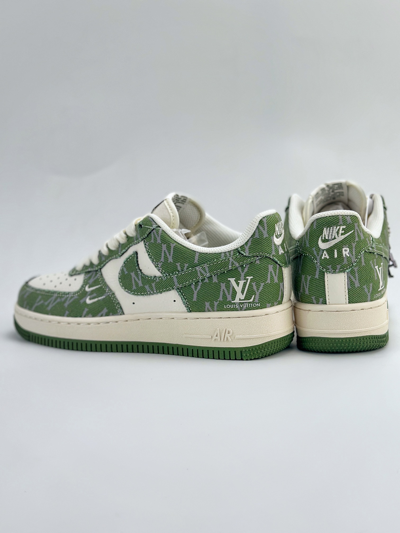 Nike Air Force 1 Low 07 x Louis Vuitton x MLB 白绿印花 HD1968-029