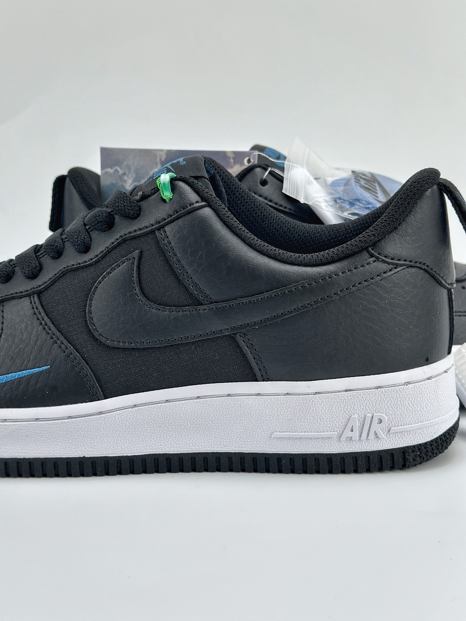 Nike Air Force 1 Low 07 黑白蓝小钩 FZ4625-001