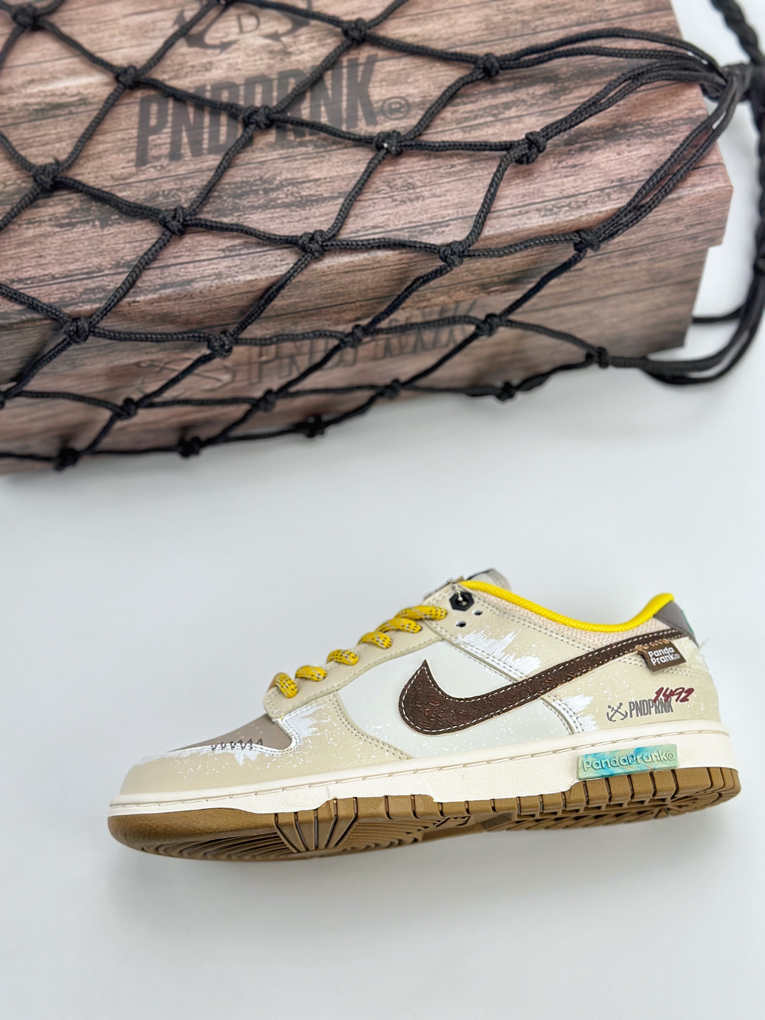 Nike SB Dunk Low 熊猫恶作剧 航海时代 风帆 黄棕 FV3629-371