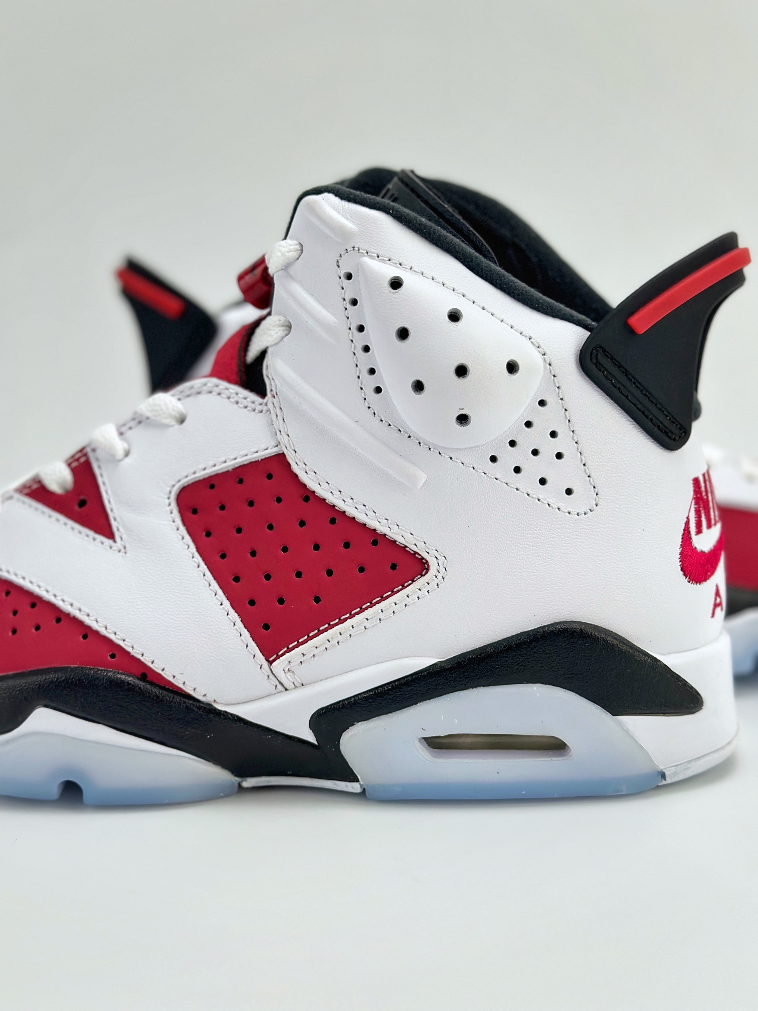 Air Jordan 6 Retro ”carmine” 白红胭脂 2021年版 潮流复古篮球鞋 CT8529-106