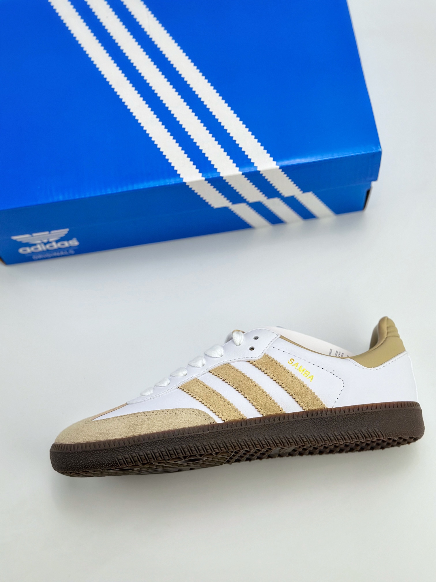 adidas originals Samba OG 白黄 JI0218