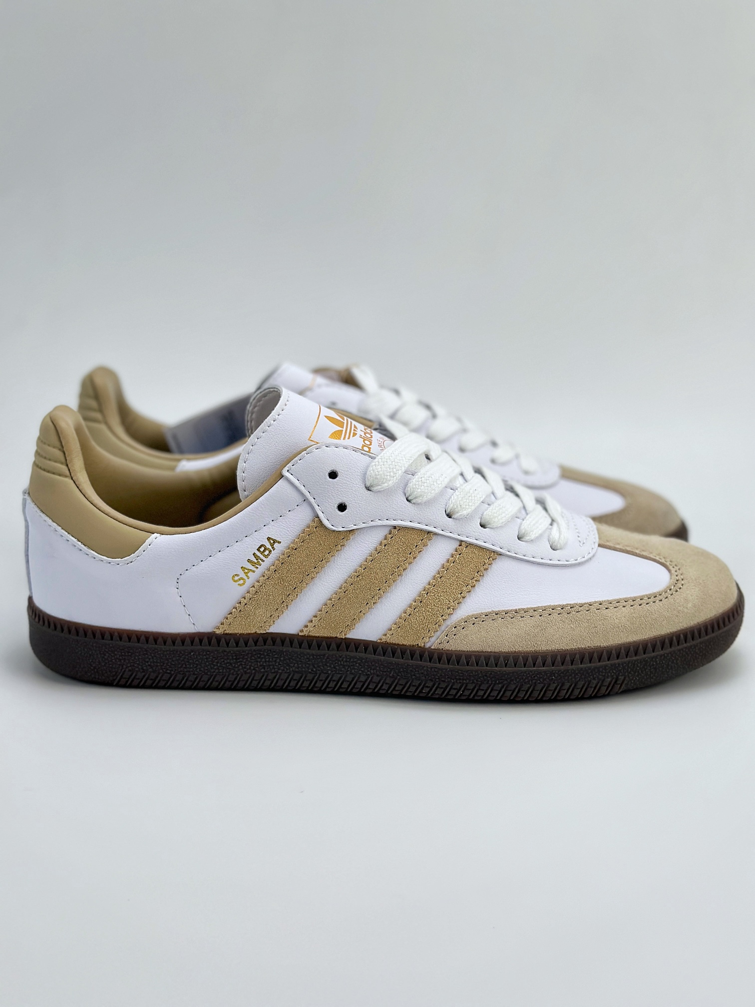 adidas originals Samba OG 白黄 JI0218