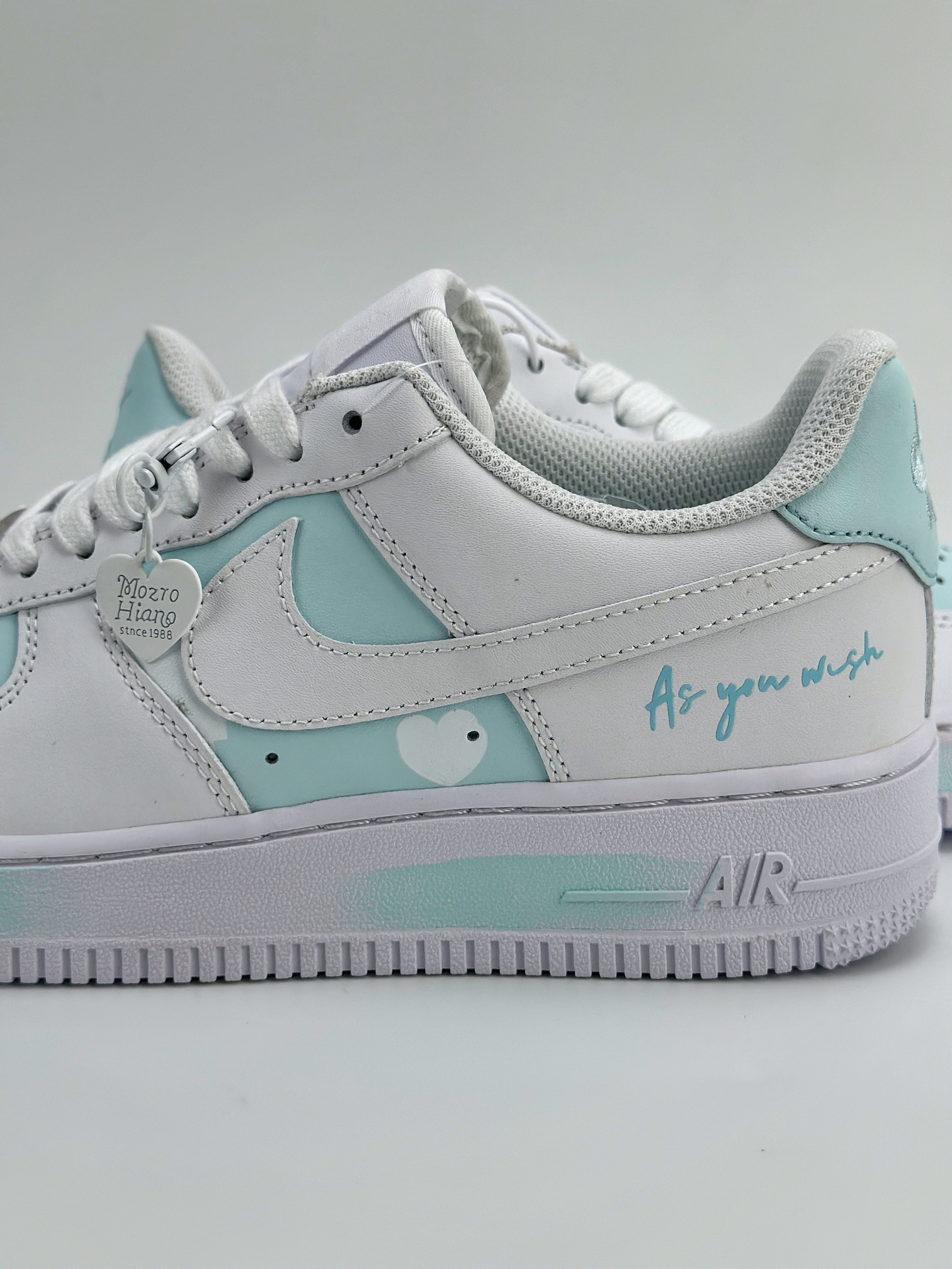 Nike Air Force 1 Low 07 万花弄 心心相印-蔚蓝 白浅蓝