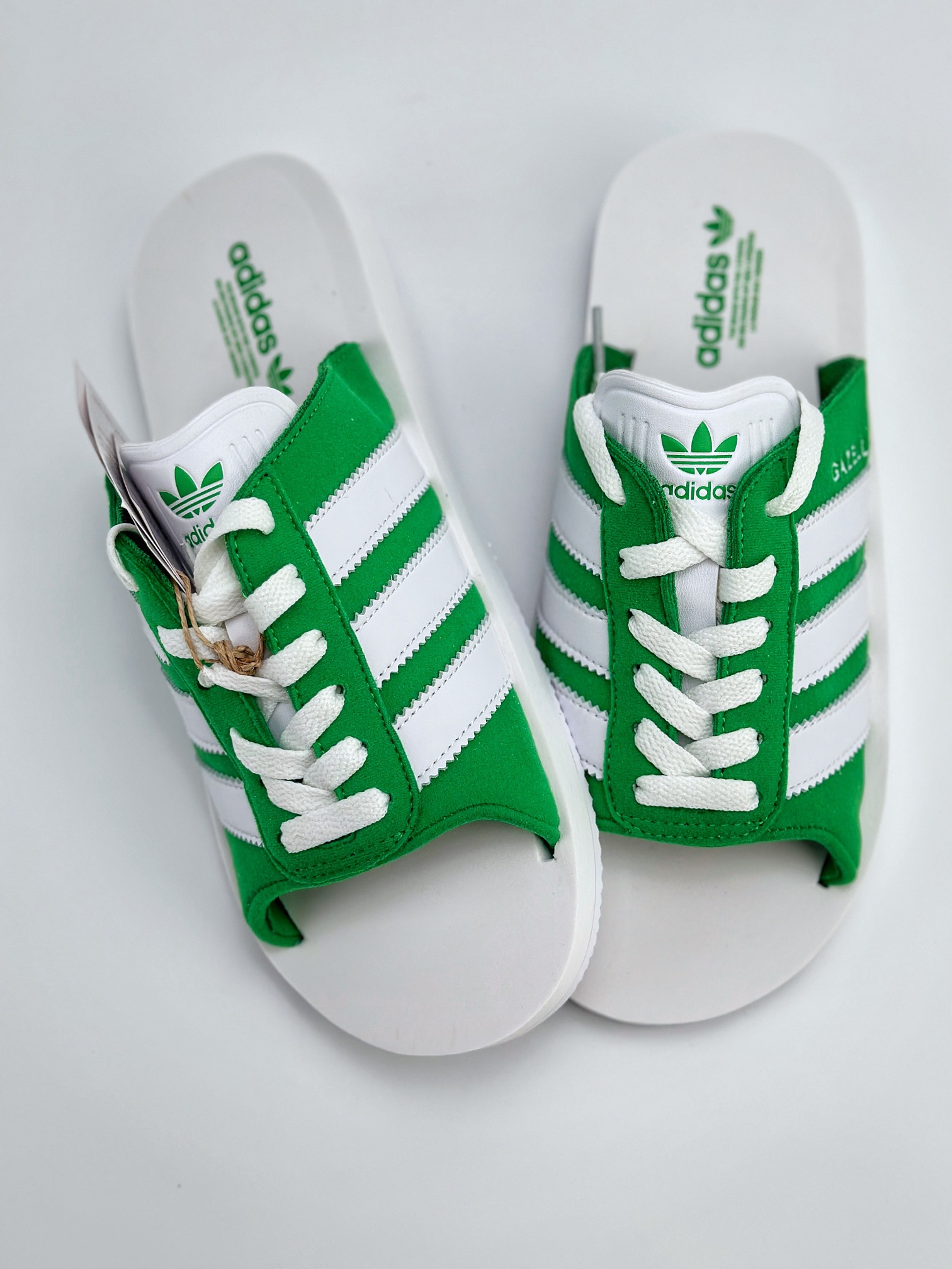 adidas originals Gazelle BEACH 绿白色 JQ7426