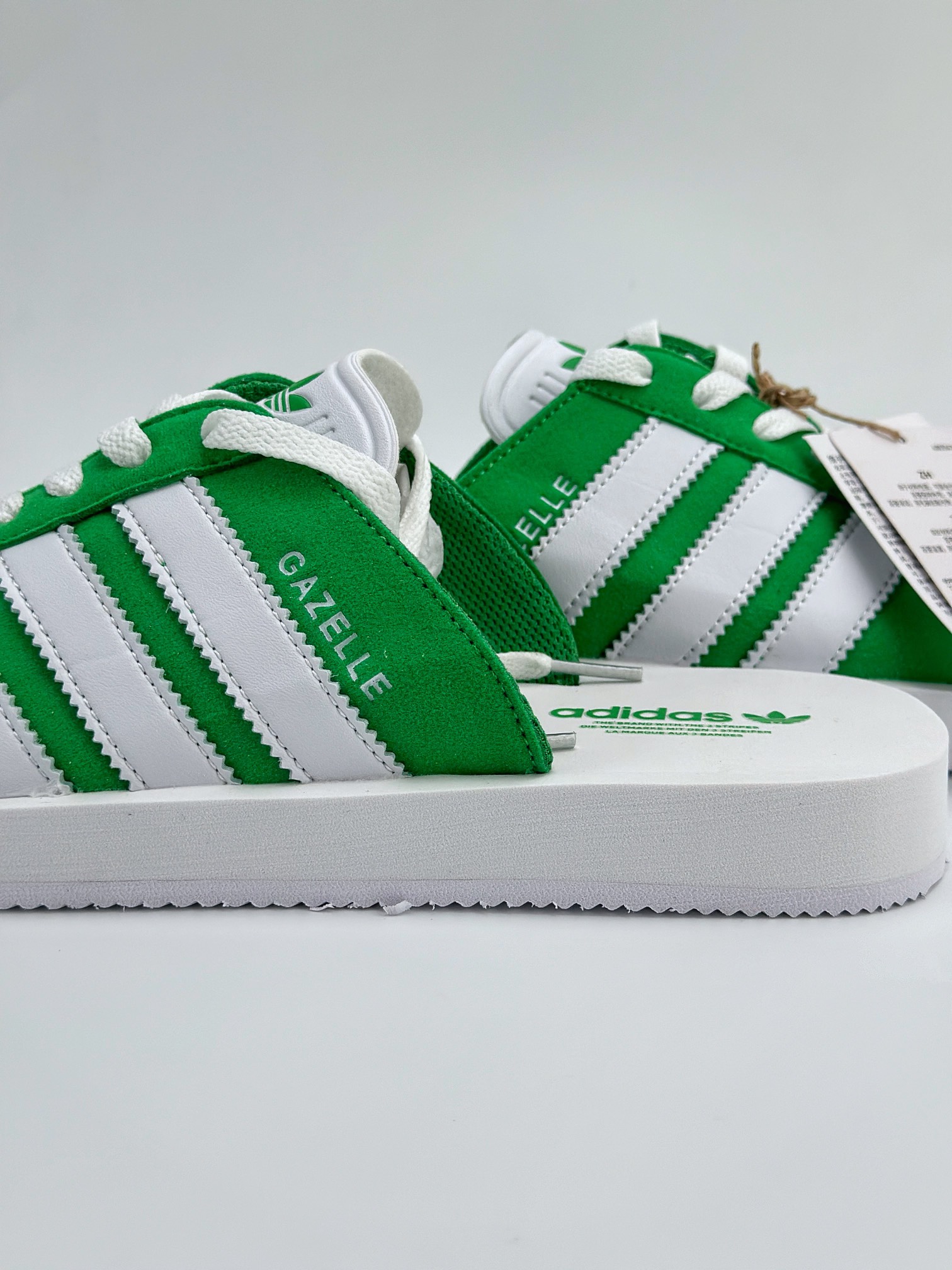 adidas originals Gazelle BEACH 绿白色 JQ7426