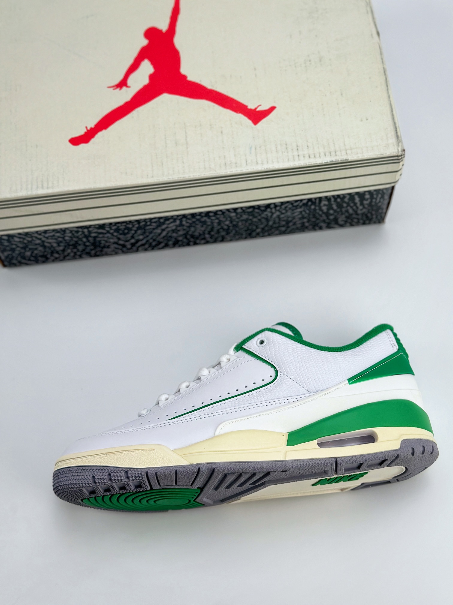 Air Jordan 2/3 Low Retro low ”White/Pine Green” 白绿 低帮复古篮球鞋 FD0383-103