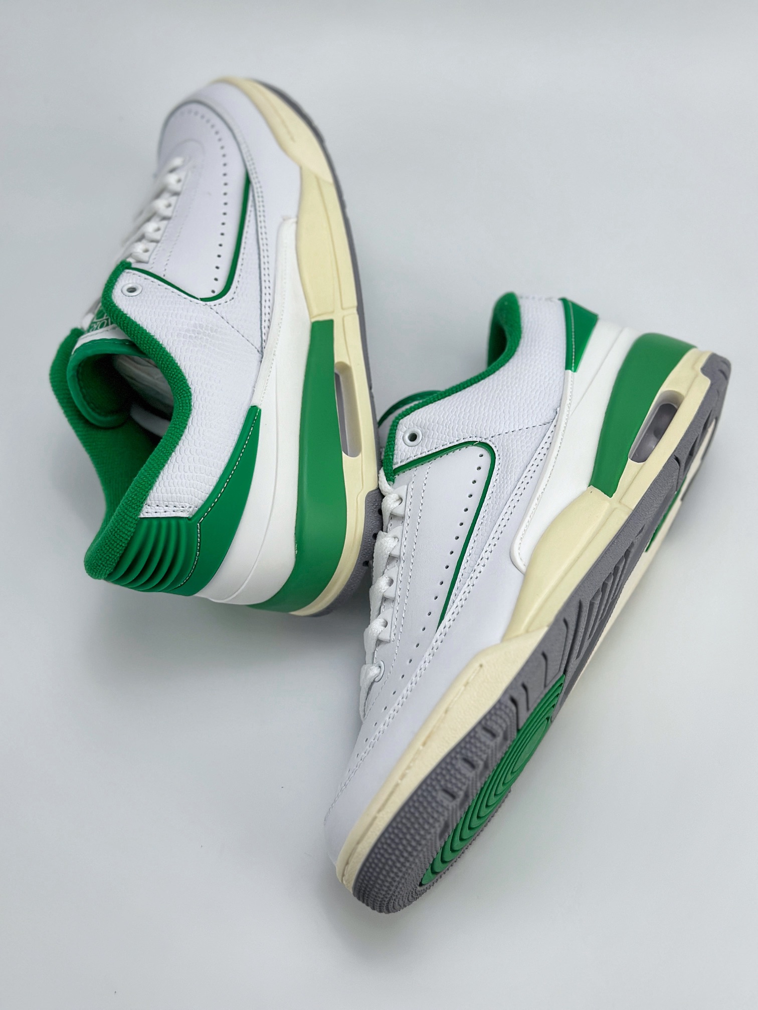 Air Jordan 2/3 Low Retro low ”White/Pine Green” 白绿 低帮复古篮球鞋 FD0383-103