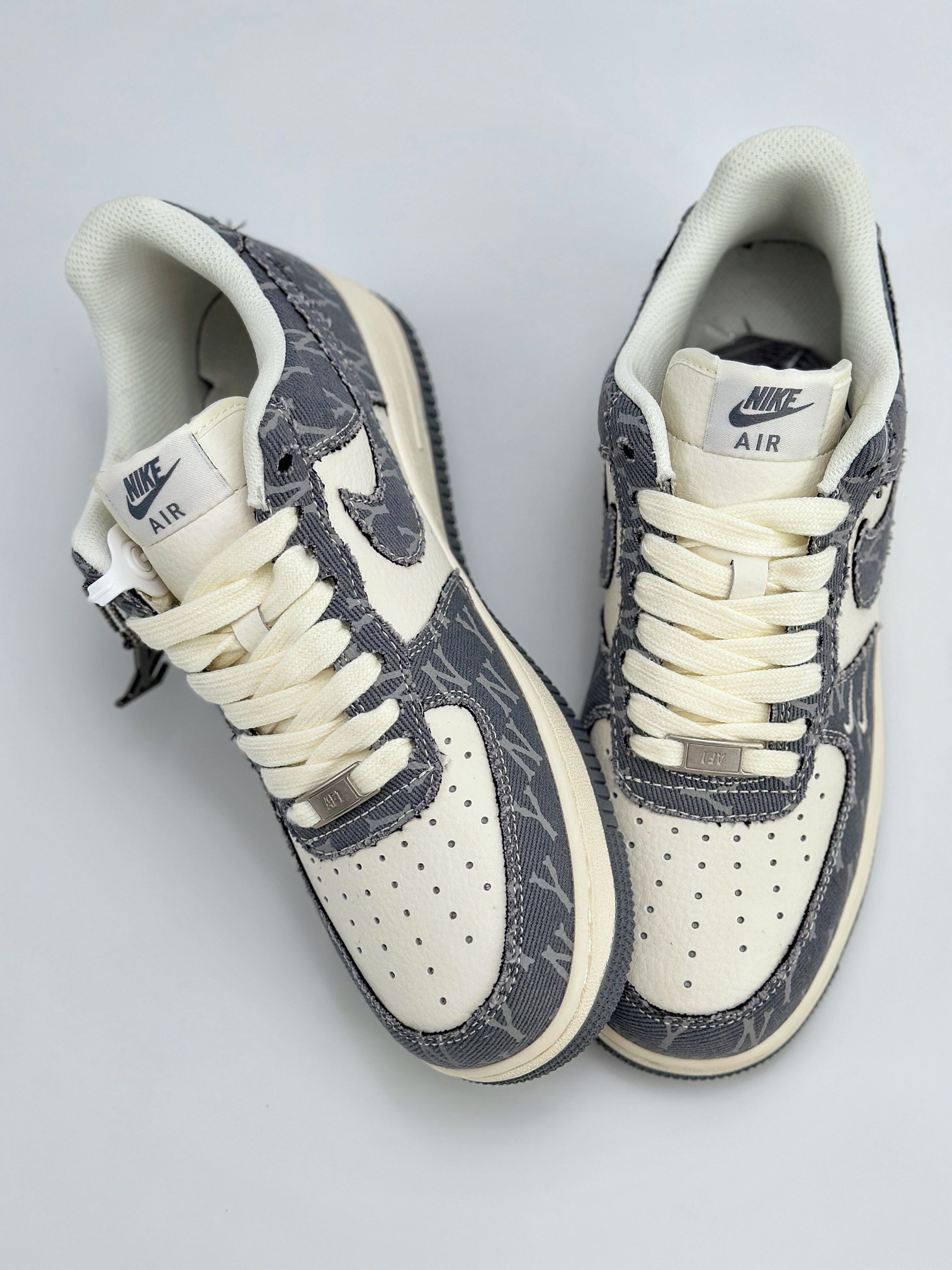 Nike Air Force 1 Low 07 x Louis Vuitton x MLB 白灰印花 HD1968-030