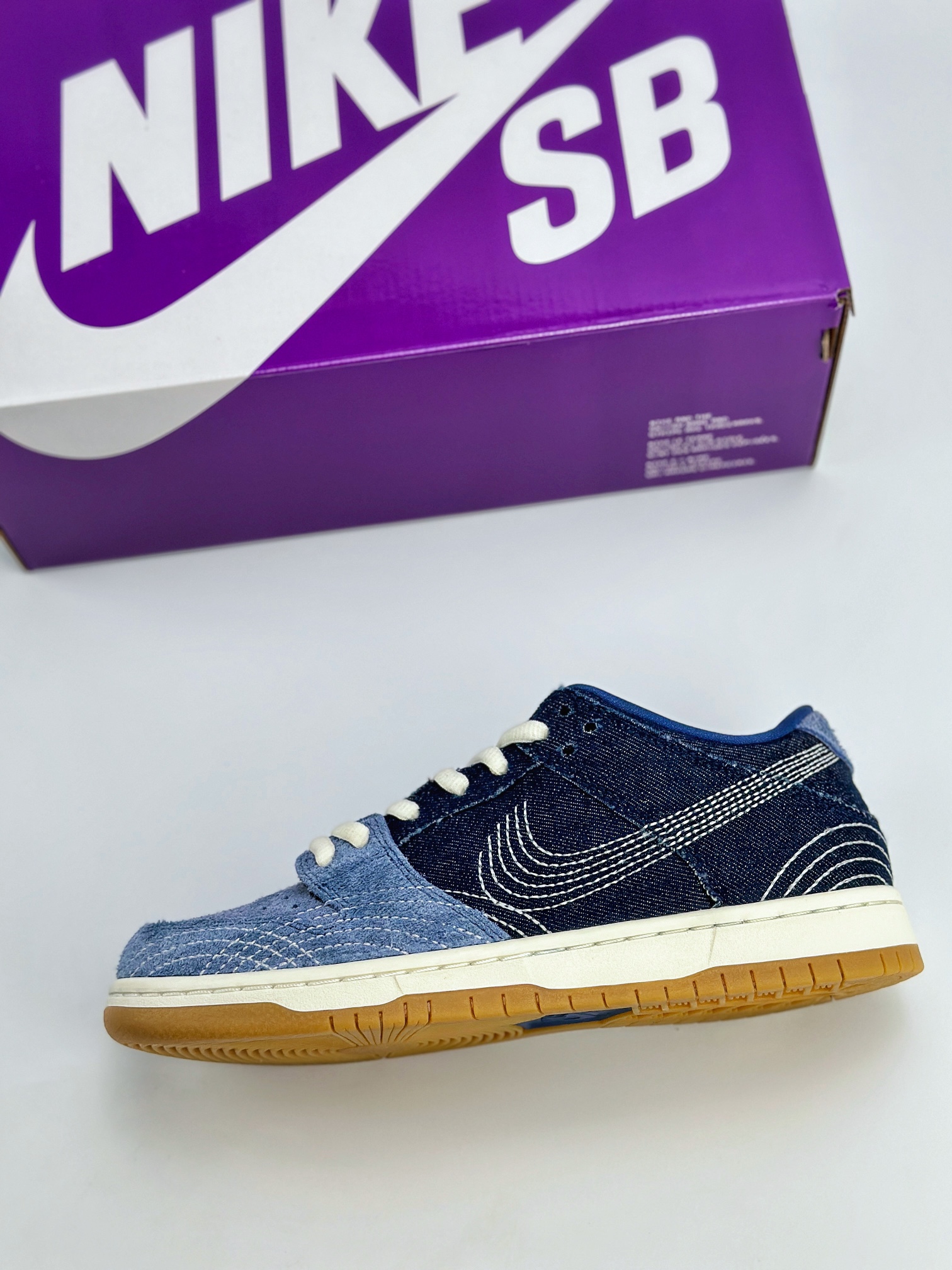 NIKE SB Dunk Low Pro Prm Sashiko 丹宁刺绣 蓝黑 CV0316-400