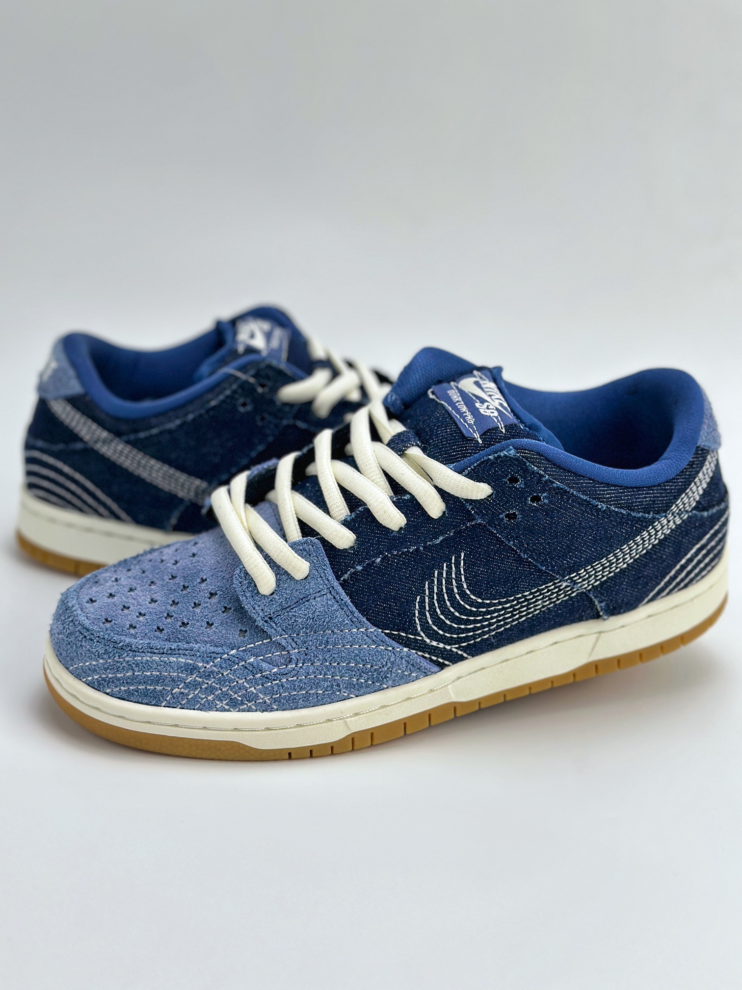 NIKE SB Dunk Low Pro Prm Sashiko 丹宁刺绣 蓝黑 CV0316-400