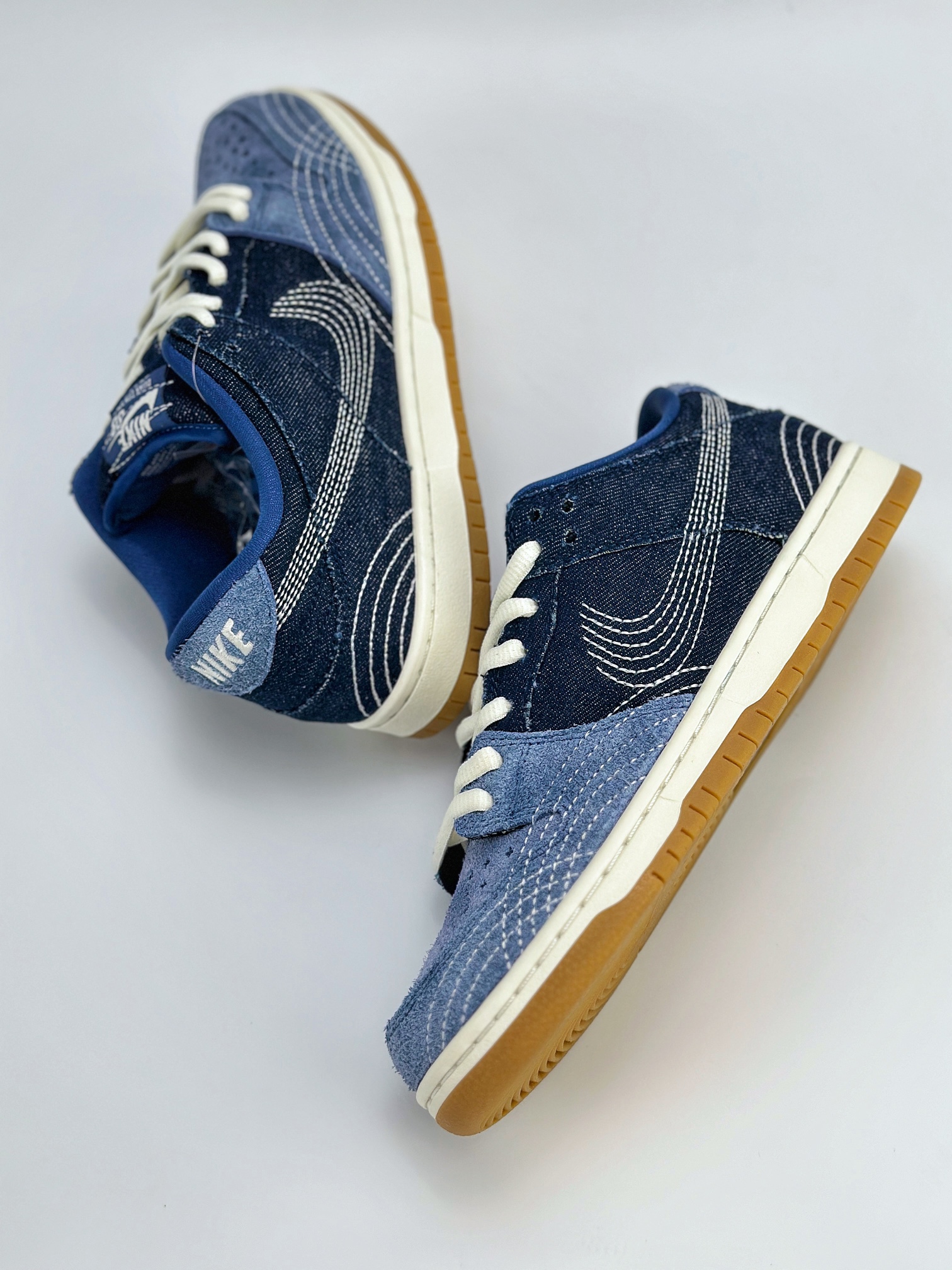 NIKE SB Dunk Low Pro Prm Sashiko 丹宁刺绣 蓝黑 CV0316-400