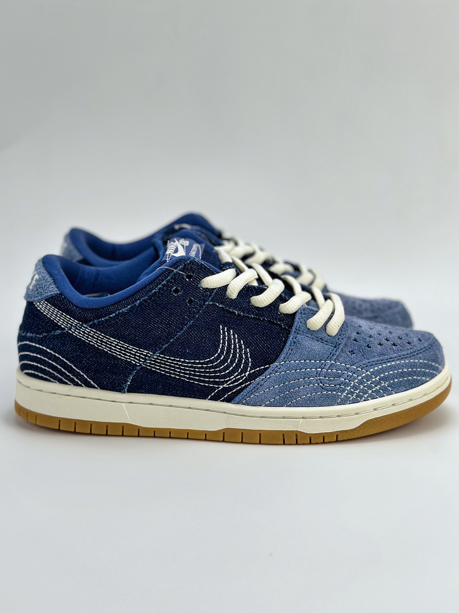 NIKE SB Dunk Low Pro Prm Sashiko 丹宁刺绣 蓝黑 CV0316-400