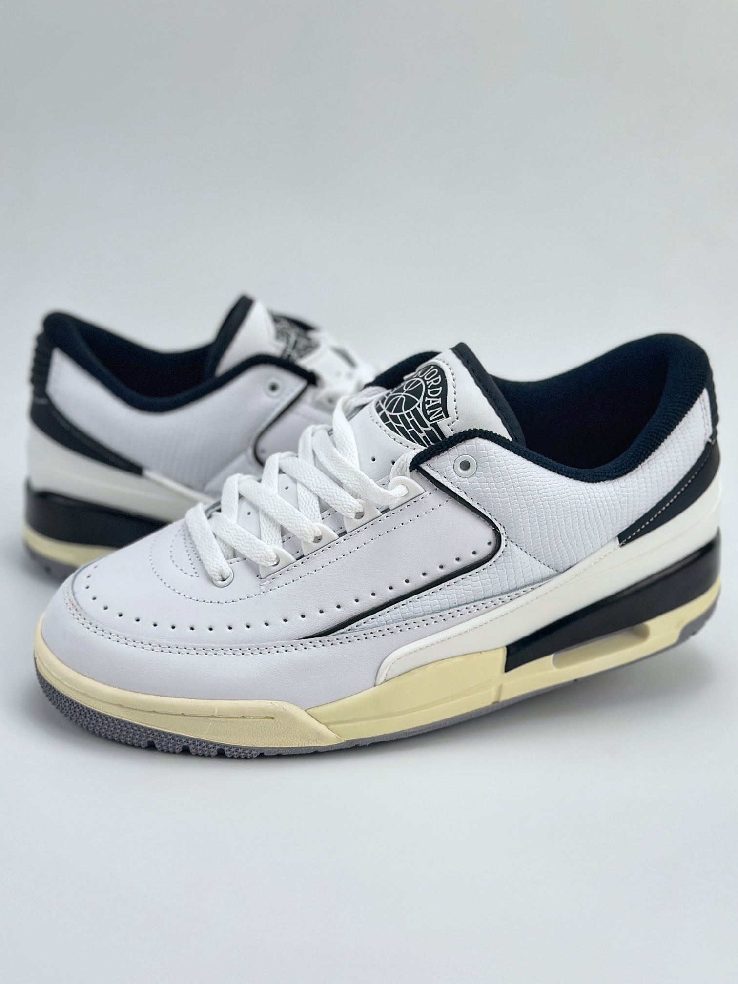 Air Jordan 2/3 Low Retro low 白黑 低帮复古篮球鞋 FD0384-100