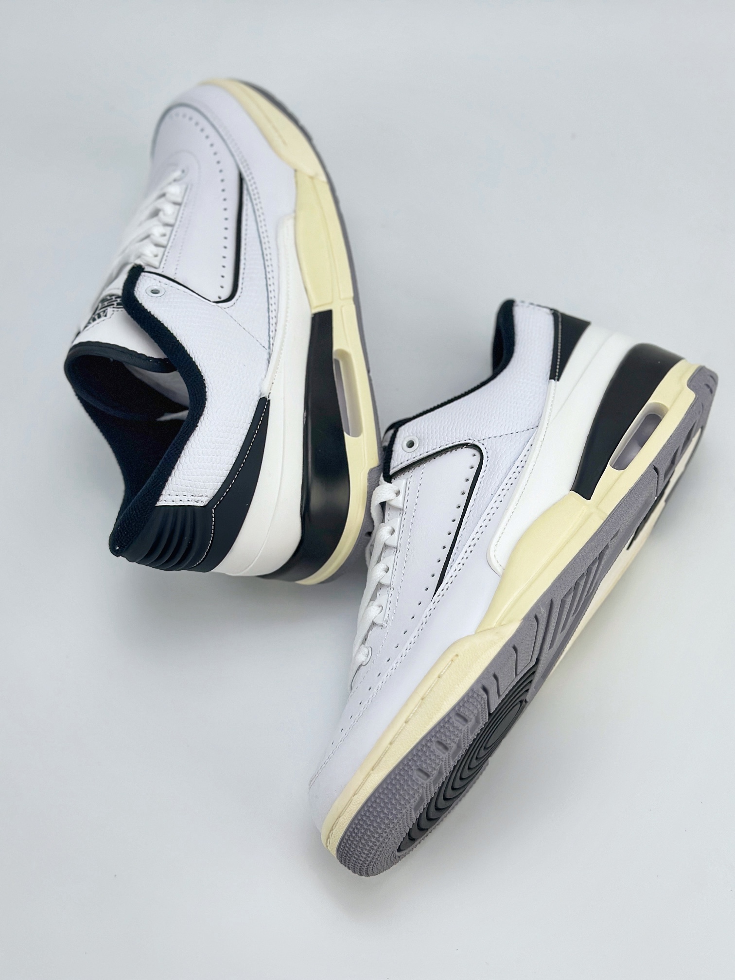 Air Jordan 2/3 Low Retro low 白黑 低帮复古篮球鞋 FD0384-100