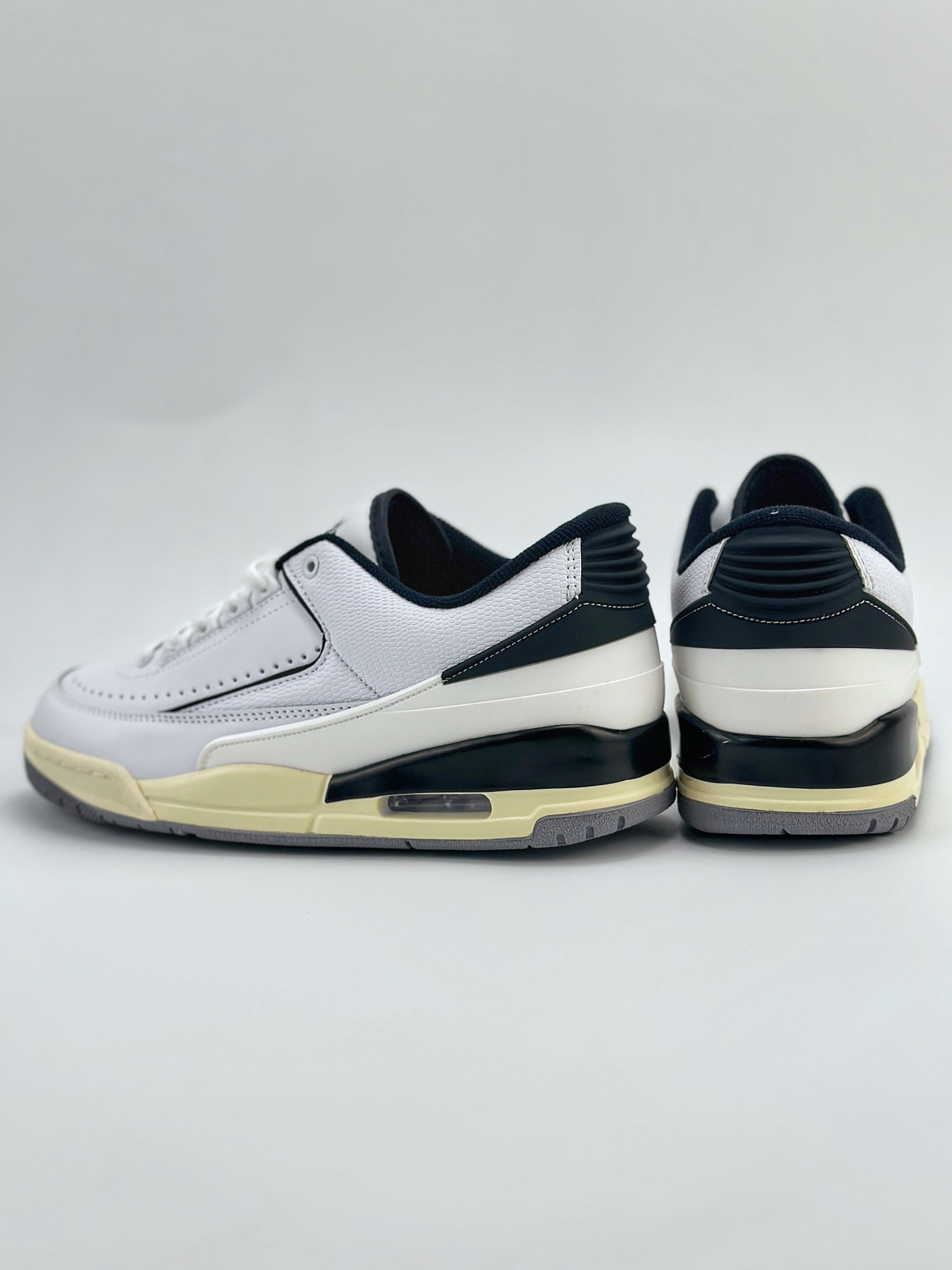 Air Jordan 2/3 Low Retro low 白黑 低帮复古篮球鞋 FD0384-100