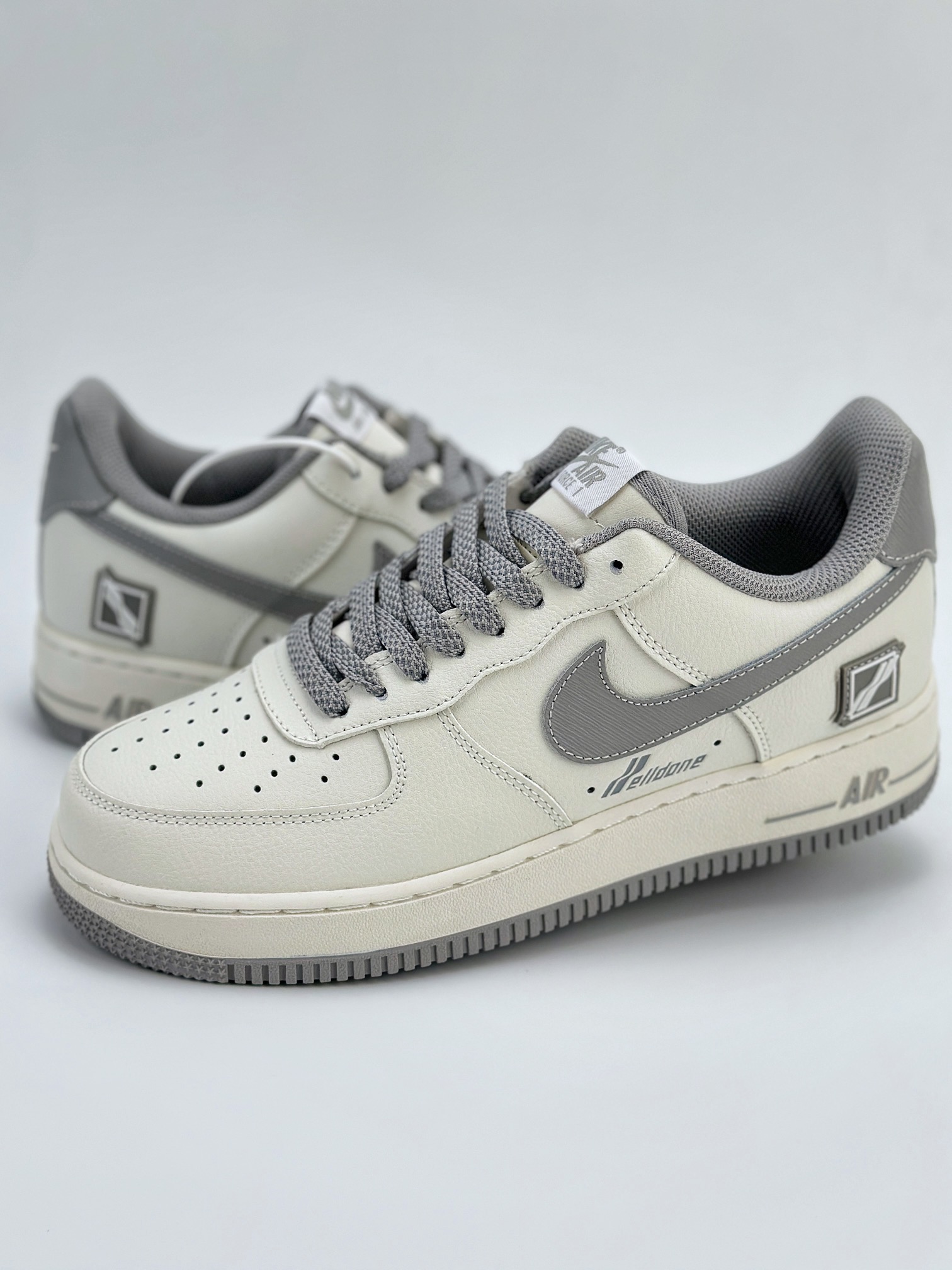 Nike Air Force 1 Low 07 x We11done 米白烟灰 WD 111577