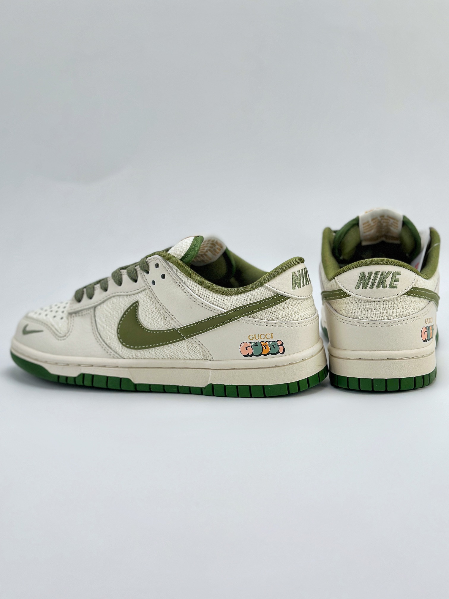 Nike SB Dunk Low x GUCCI 白绿 DQ1098-368