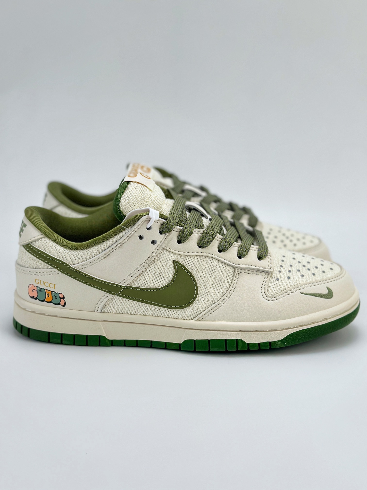 Nike SB Dunk Low x GUCCI 白绿 DQ1098-368