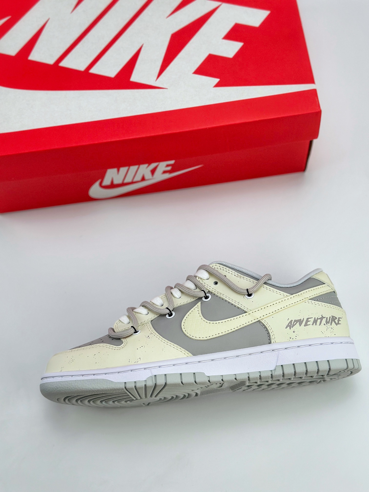 NIKE SB Dunk Low 白龙马 解构绑带 灰白 HF0730-160