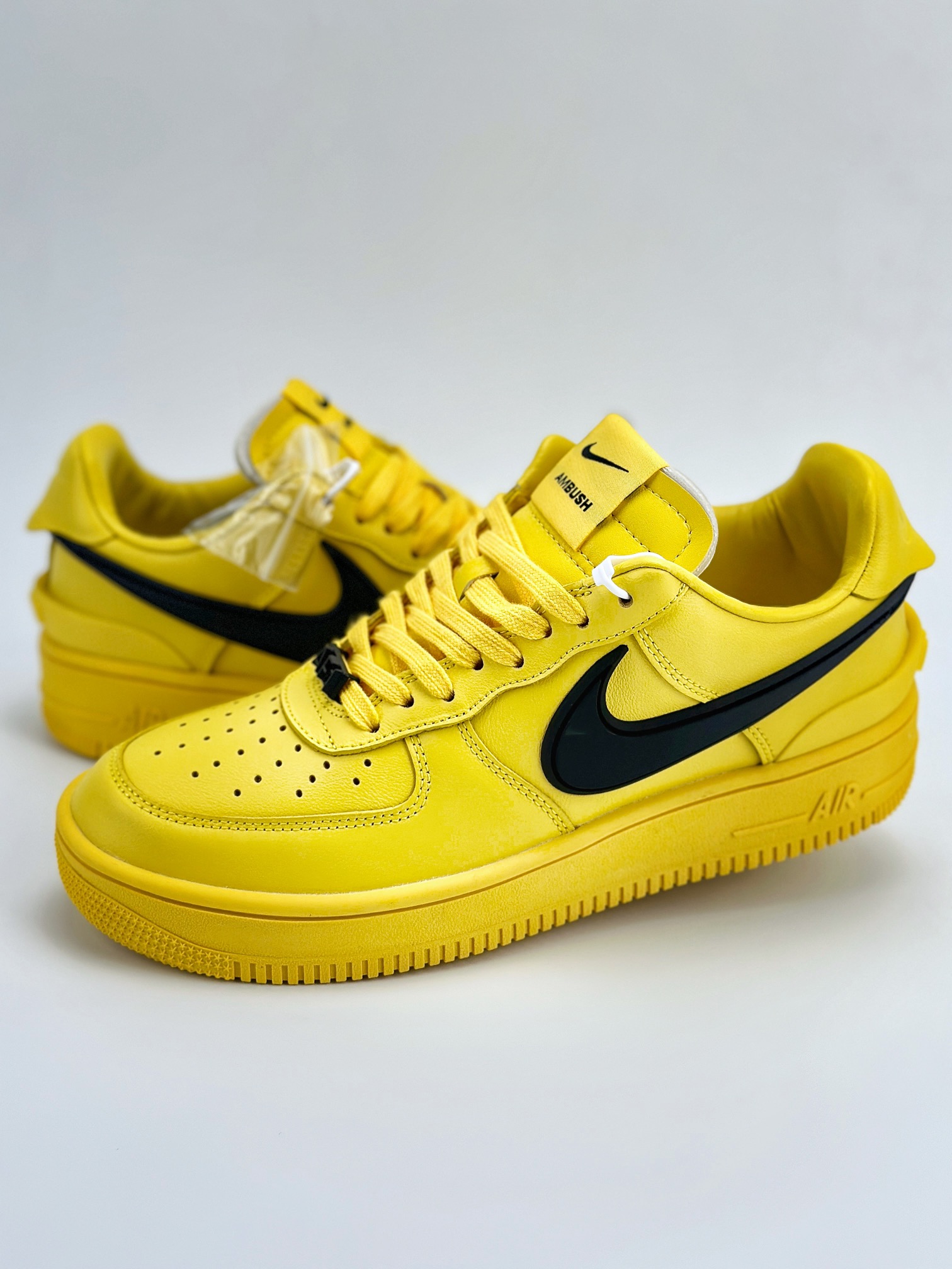 Nike Air Force 1 Low 07 x AMBUSH 黄黑大钩 DV3464-600