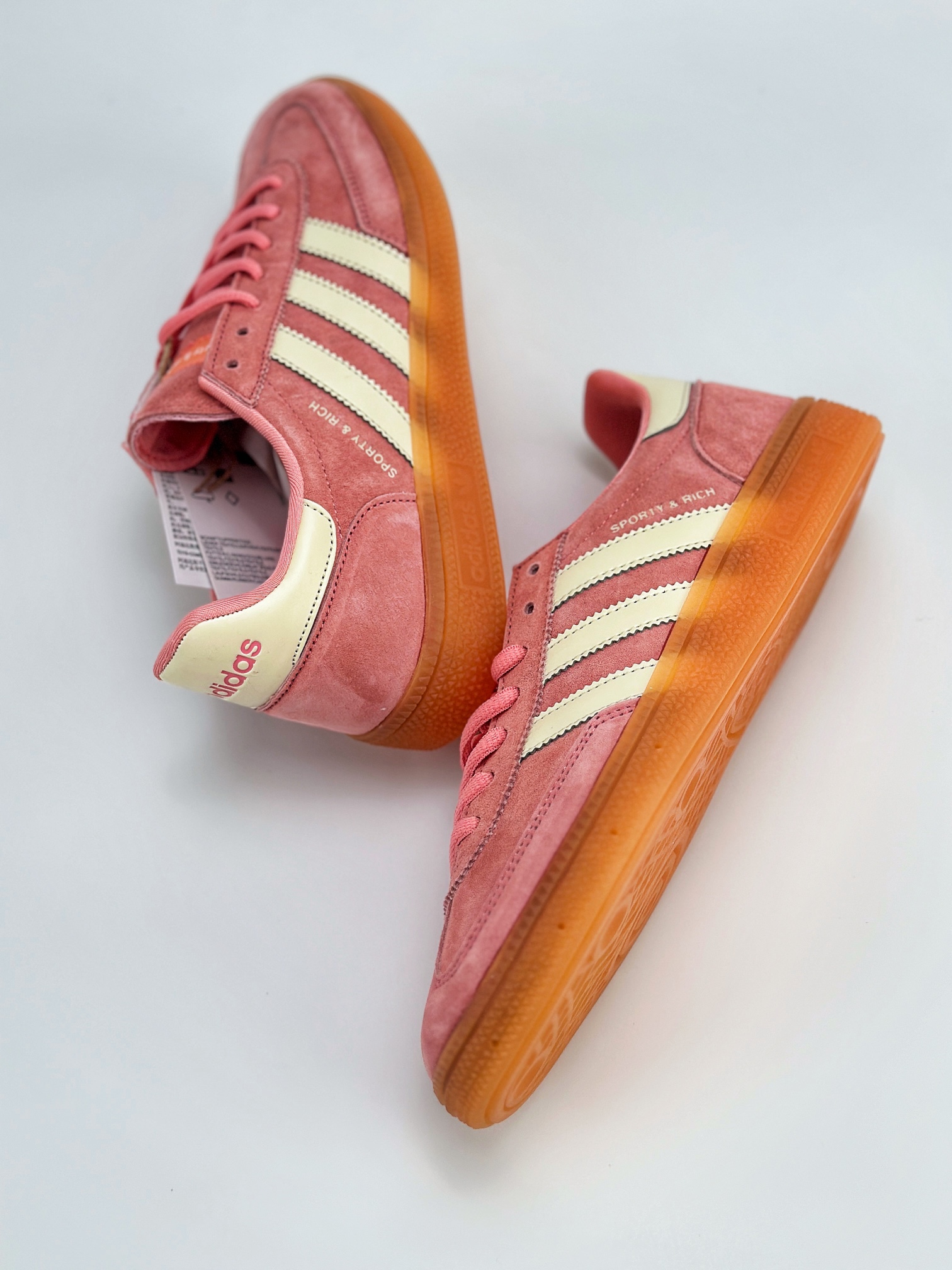 adidas originals Samba Handball Spezial x SPORTY & RICH 粉 IH2610