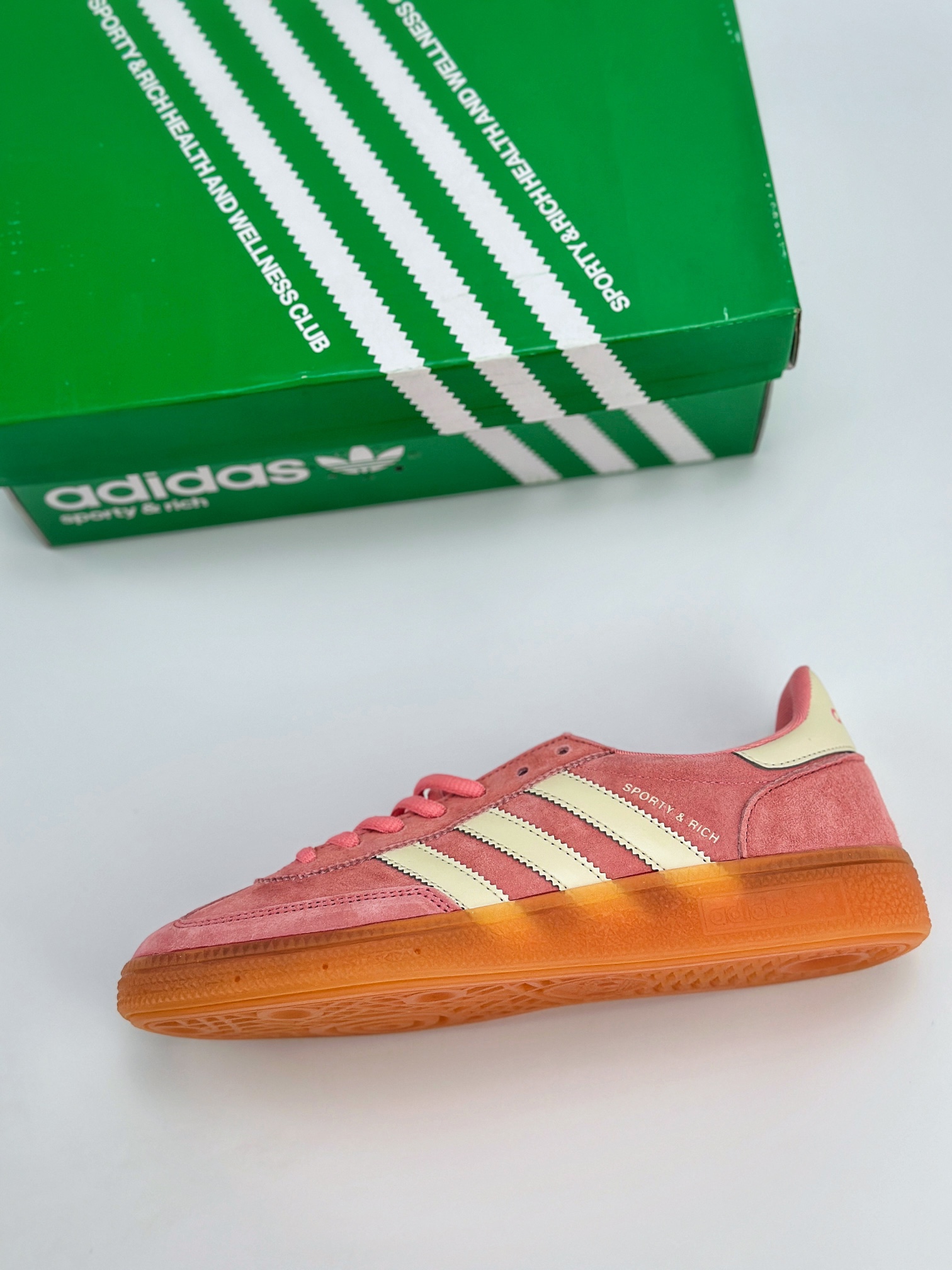 adidas originals Samba Handball Spezial x SPORTY & RICH 粉 IH2610