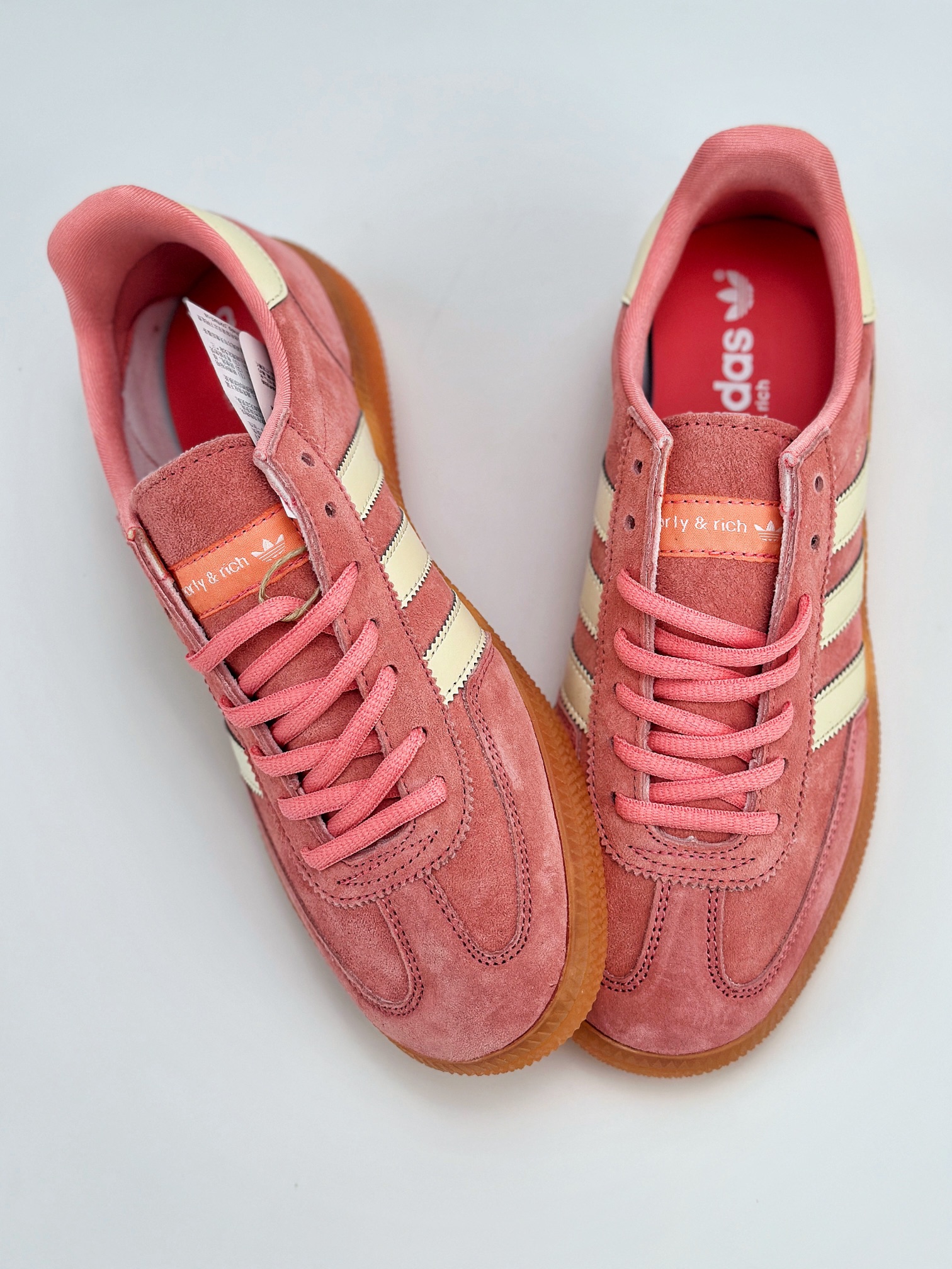 adidas originals Samba Handball Spezial x SPORTY & RICH 粉 IH2610